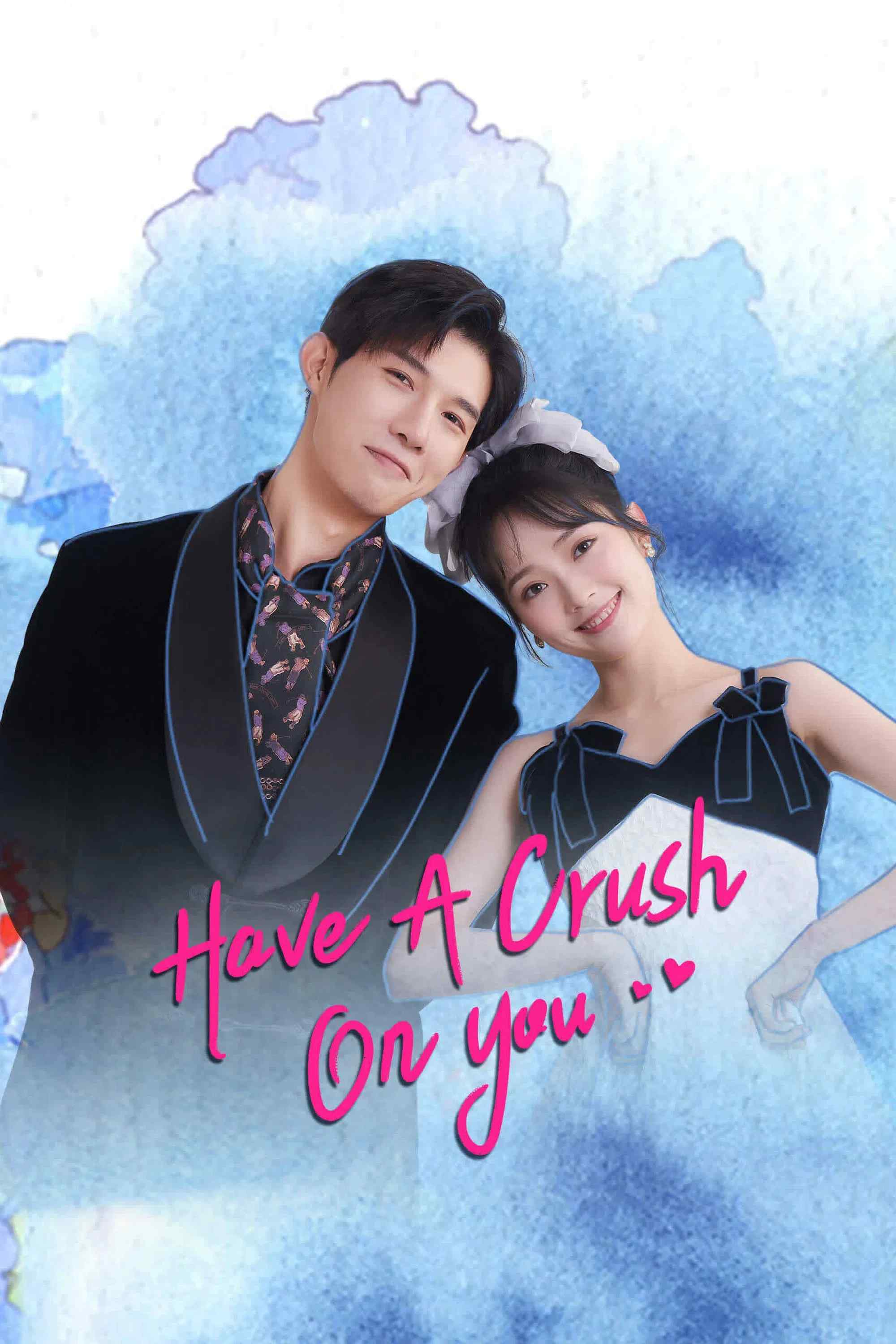 Poster chính thức của phim Phim Tâm Lý "Vô Tình Phải Lòng Em" (Have a Crush On You - 2024), với sự tham gia của diễn viên Vương Lộ Tình và Jin Xiao.