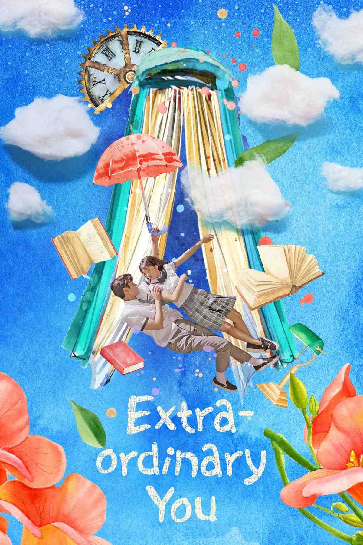 Poster chính thức của phim Phim Viễn Tưởng & Giả Tưởng, Phim Hài "Vô Tình Tìm Thấy Haru" (Extraordinary You - 2019), với sự tham gia của diễn viên Kim Hye-yoon và Rowoon.