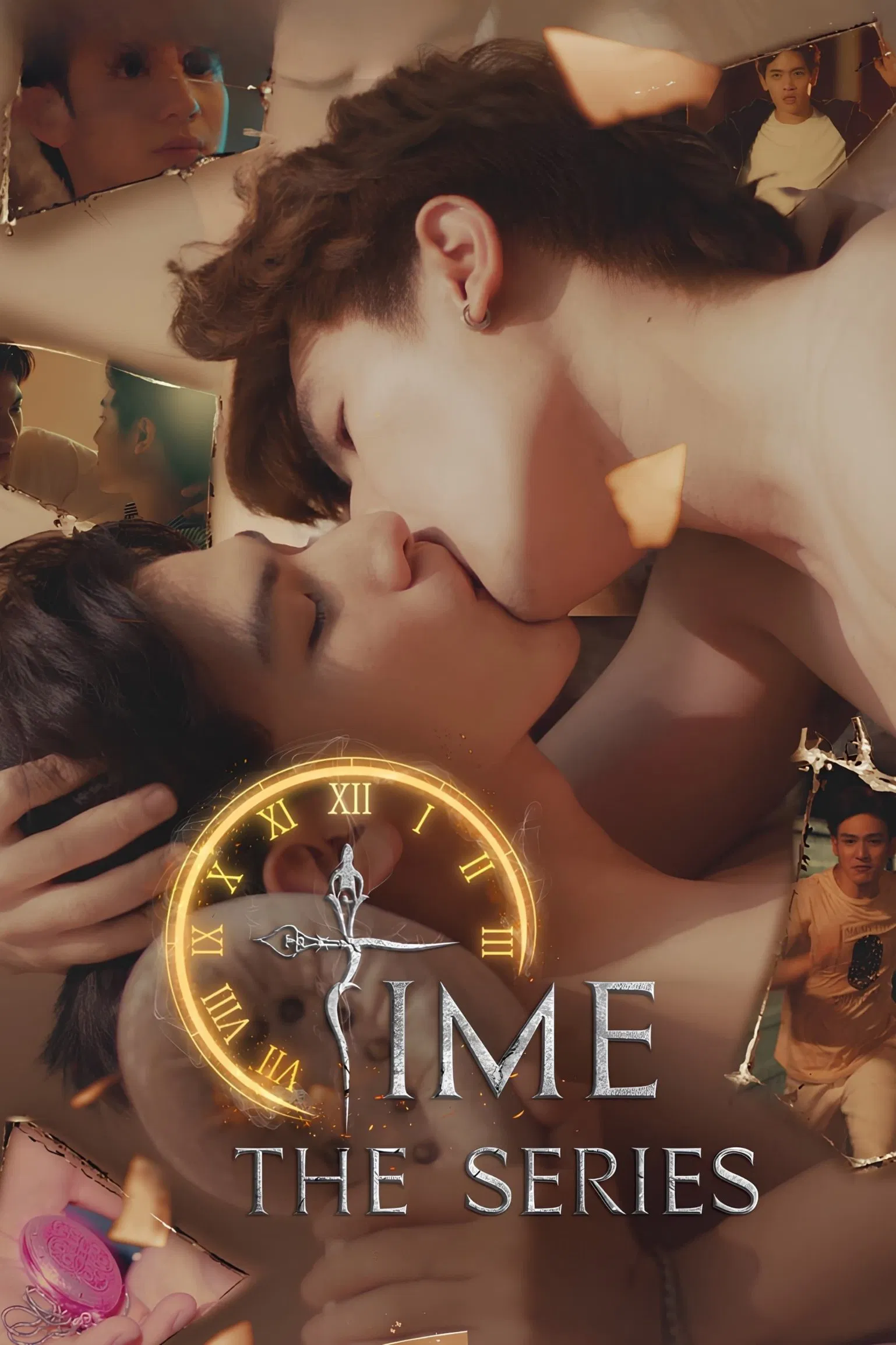 Poster chính thức của phim Phim Tâm Lý "Vòng Lặp Chết Chóc" (Time - 2024), với sự tham gia của diễn viên Camp Kunathip Trakarnchan và Jimmy Jiramate Chu.