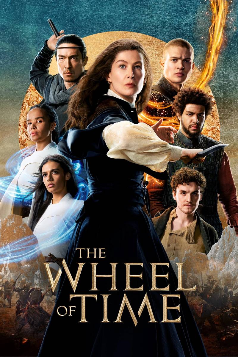 Poster chính thức của phim Phim Viễn Tưởng & Giả Tưởng, Phim Tâm Lý "Vòng Xoay Thời Gian (Phần 3)" (The Wheel of Time - 2021), với sự tham gia của diễn viên Rosamund Pike và Daniel Henney.