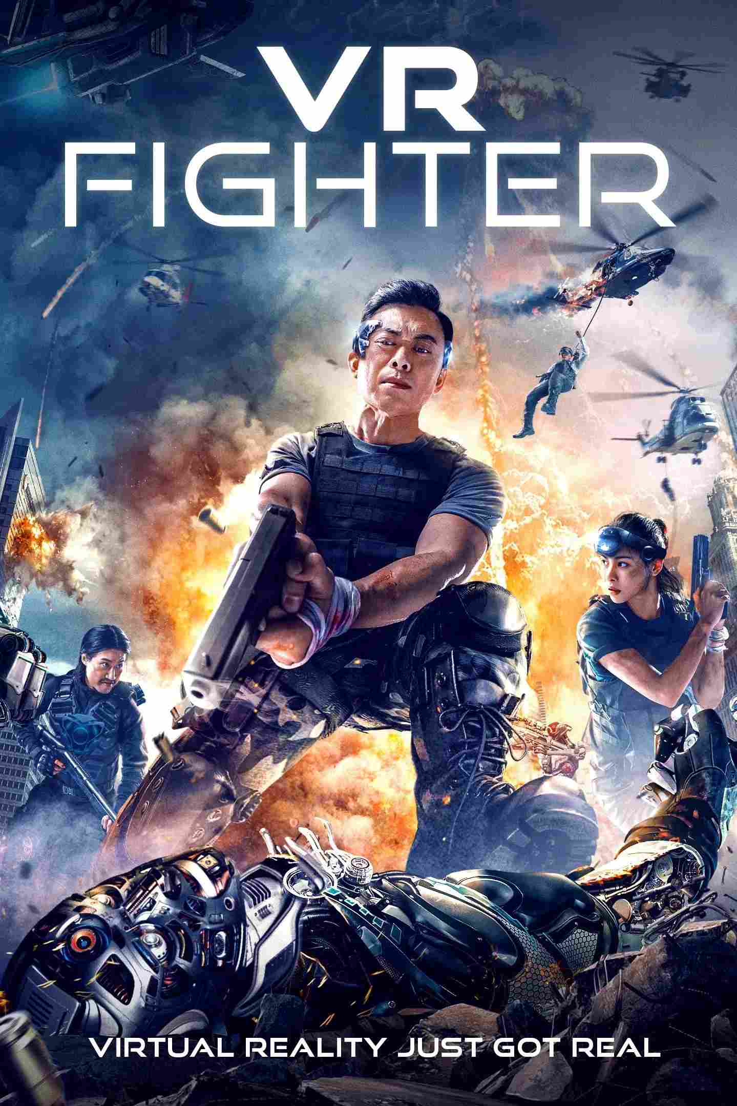 Poster chính thức của phim Phim Hành Động, Phim Viễn Tưởng "VR Fighter" (One More Shot - 2022), với sự tham gia của diễn viên Phàn Thiếu Hoàng và Wang Zhipeng.