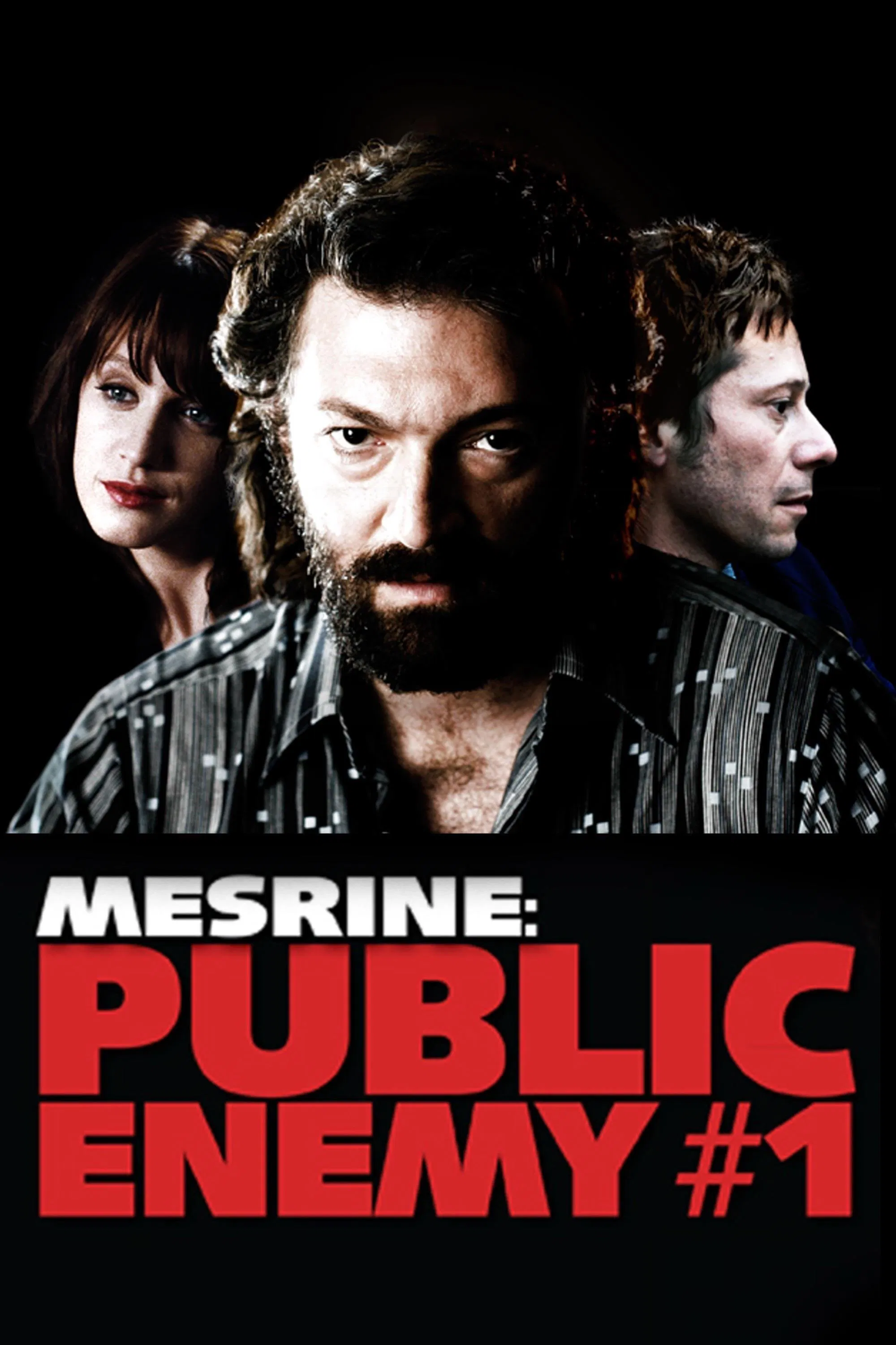 Poster chính thức của phim Phim Hành Động, Phim Giật Gân "Vụ Án Bí Ẩn 2" (Mesrine: Public Enemy #1 - 2008), với sự tham gia của diễn viên Vincent Cassel và Ludivine Sagnier.