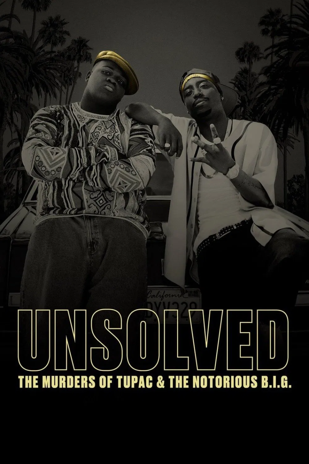 Poster chính thức của phim Phim Hình Sự, Phim Tâm Lý "Vụ án chưa lời giải" (Unsolved: The Murders of Tupac and The Notorious B.I.G. - 2018), với sự tham gia của diễn viên Josh Duhamel và Jimmi Simpson.