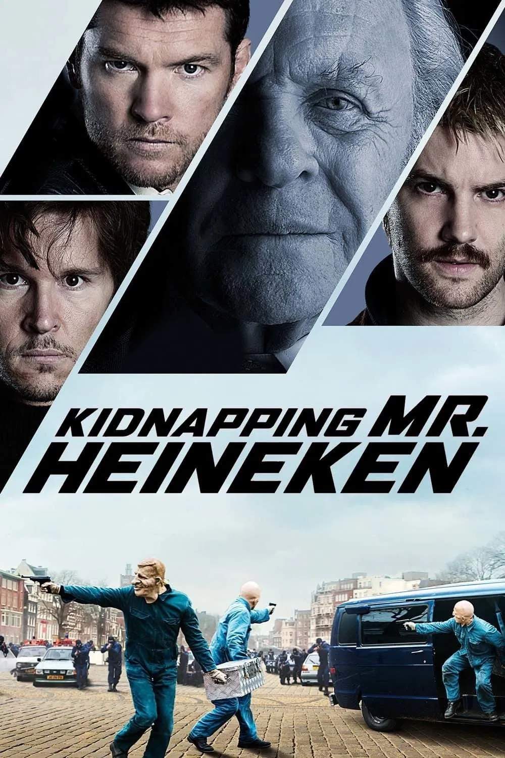 Poster chính thức của phim Phim Tâm Lý, Phim Hành Động "Vụ Bắt Cóc Thế Kỷ" (Kidnapping Mr. Heineken - 2015), với sự tham gia của diễn viên Anthony Hopkins và Jim Sturgess.