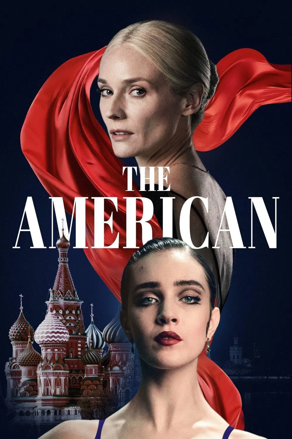 Poster chính thức của phim Phim Tâm Lý "Vũ Công Mỹ" (The American - 2023), với sự tham gia của diễn viên Talia Ryder và Diane Kruger.