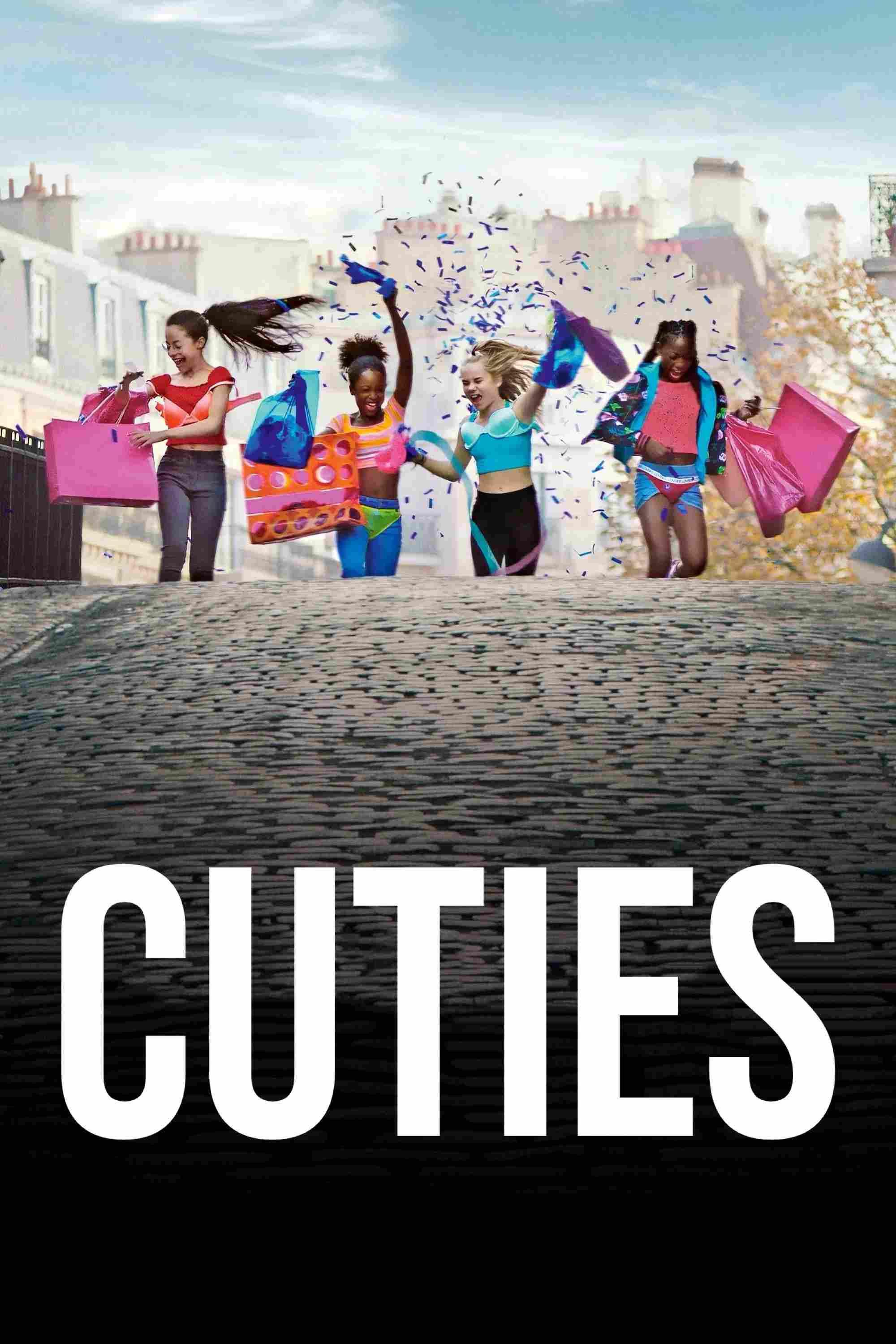Poster chính thức của phim Phim Tâm Lý "Vũ Công Nhỏ Đáng Yêu" (Cuties - 2020), với sự tham gia của diễn viên Fathia Youssouf và Medina El Aidi.