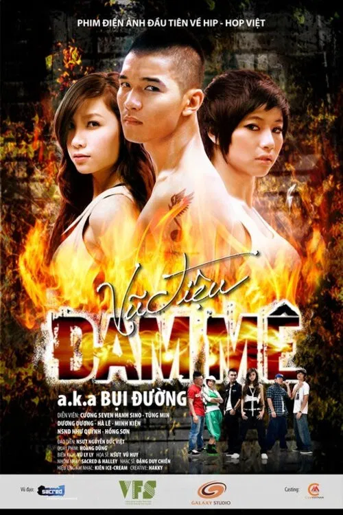 Poster chính thức của phim Phim Tâm Lý, Phim Ca Nhạc "Vũ điệu đam mê" (Vũ Điệu Đam Mê - 2010), với sự tham gia của diễn viên Hạnh Sino và Hà Lê.