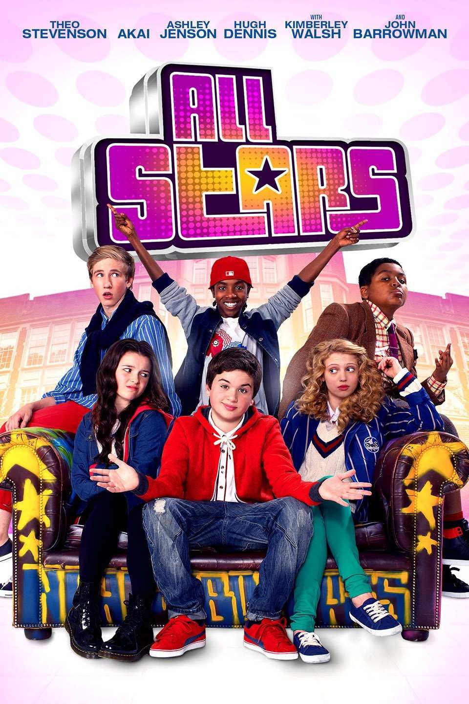 Poster chính thức của phim Phim Gia Đình, Phim Hài "Vũ Điệu Đường Phố 2" (All Stars - 2013), với sự tham gia của diễn viên Ashley Jensen và Kimberley Walsh.