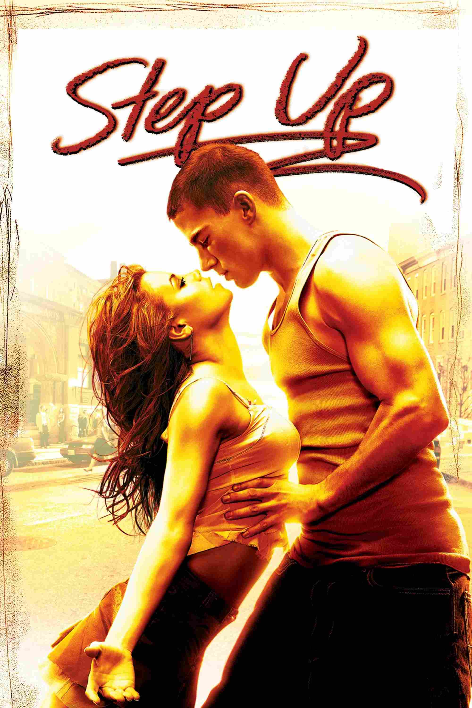 Poster chính thức của phim Phim Ca Nhạc, Phim Tâm Lý "Vũ Điệu Đường Phố" (Step Up - 2006), với sự tham gia của diễn viên Channing Tatum và Jenna Dewan.