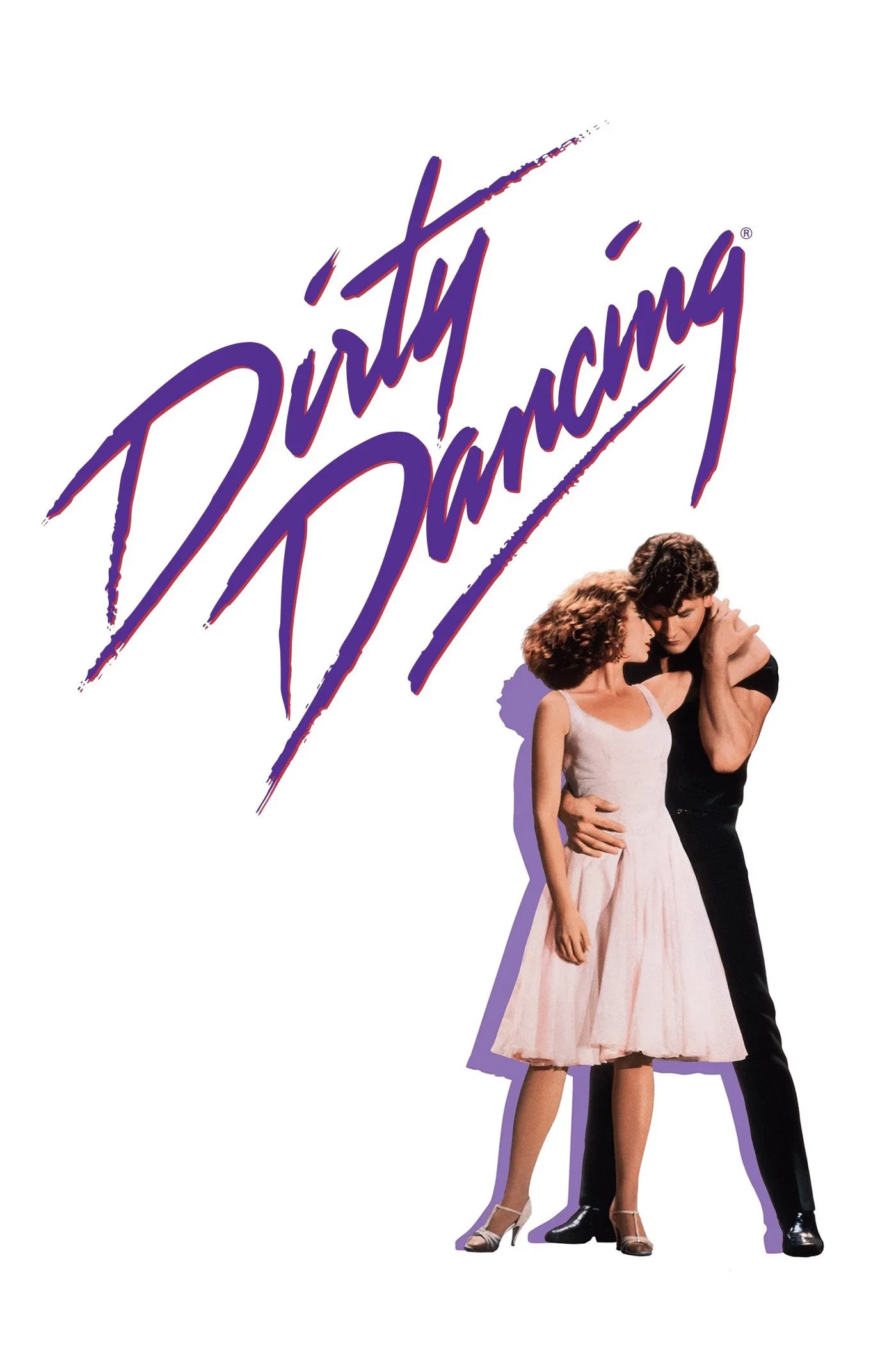 Poster chính thức của phim Phim Tâm Lý, Phim Ca Nhạc "Vũ Điệu Hoang Dã" (Dirty Dancing - 1987), với sự tham gia của diễn viên Jennifer Grey và Patrick Swayze.