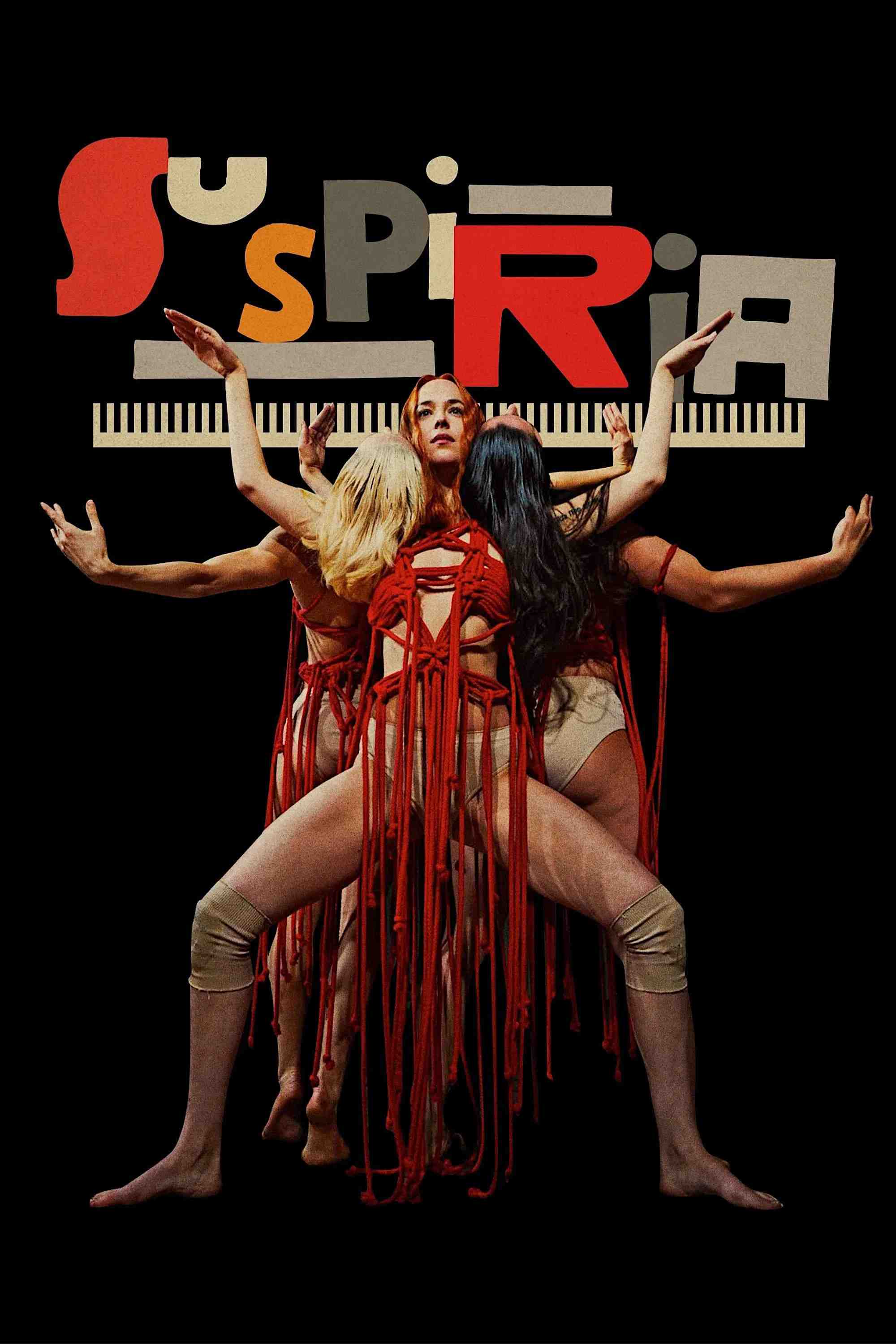Poster chính thức của phim Phim Kinh Dị, Phim Bí Ẩn "Vũ Điệu Tử Thần" (Suspiria - 2018), với sự tham gia của diễn viên Dakota Johnson và Tilda Swinton.