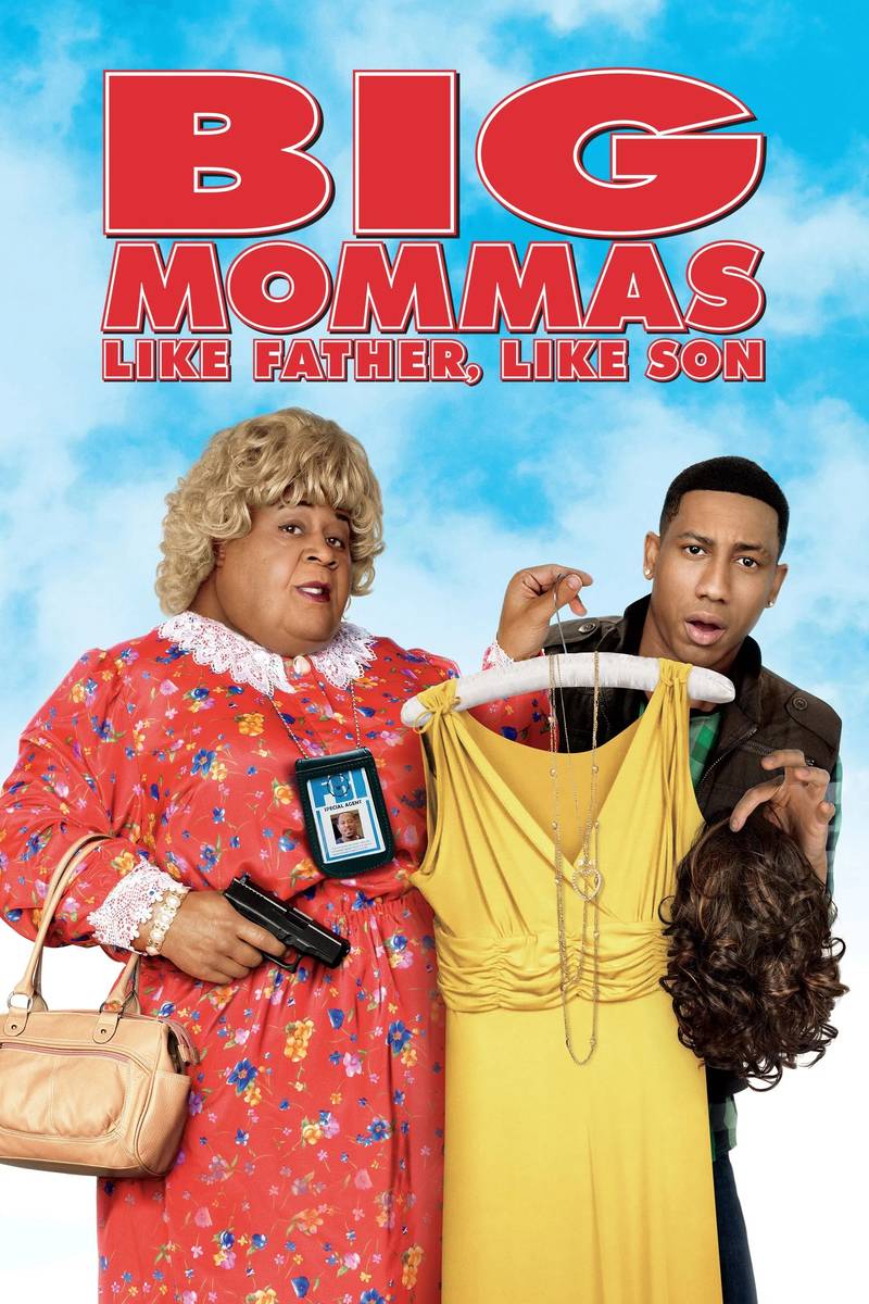 Poster chính thức của phim Phim Hình Sự, Phim Hài "Vú Em FBI 3: Cha Nào Con Nấy" (Big Mommas: Like Father, Like Son - 2011), với sự tham gia của diễn viên Martin Lawrence và Brandon T. Jackson.