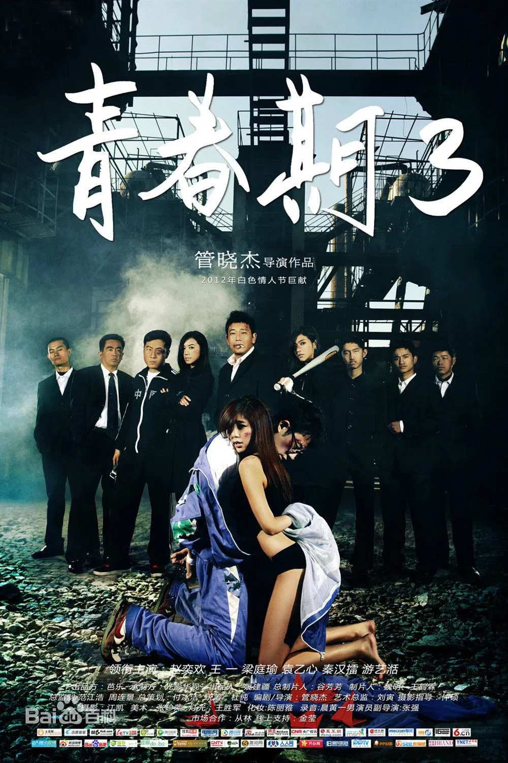 Poster chính thức của phim Phim Hài, Phim Tâm Lý "Vũ Khí Siêu Hạng 3" (Pubescence 3 - 2012), với sự tham gia của diễn viên Zhao Yihuan và Wang Yi.