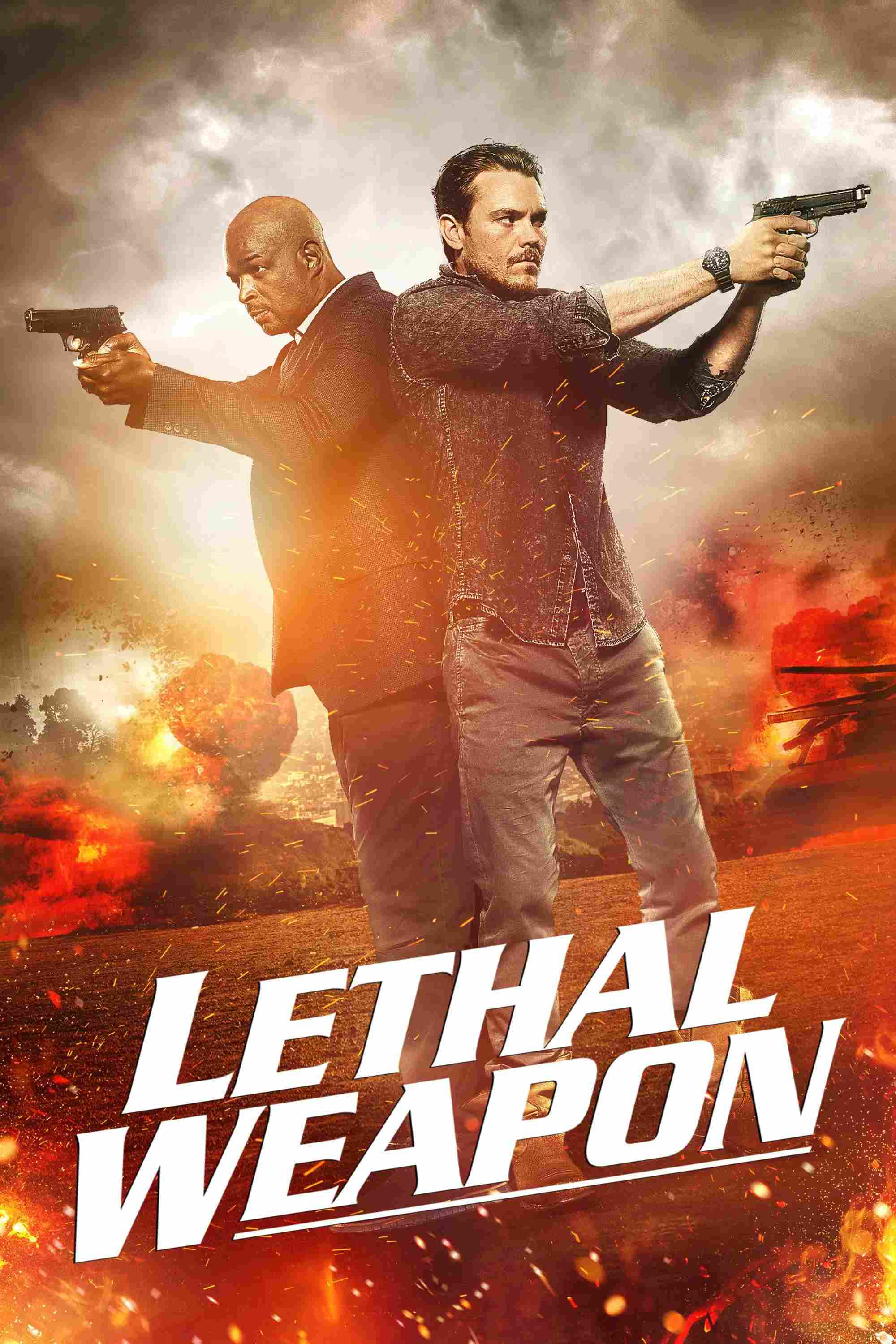 Poster chính thức của phim Phim Hành Động & Phiêu Lưu, Phim Hình Sự "Vũ Khí Tối Thượng" (Lethal Weapon - 2016), với sự tham gia của diễn viên Damon Wayans và Seann William Scott.