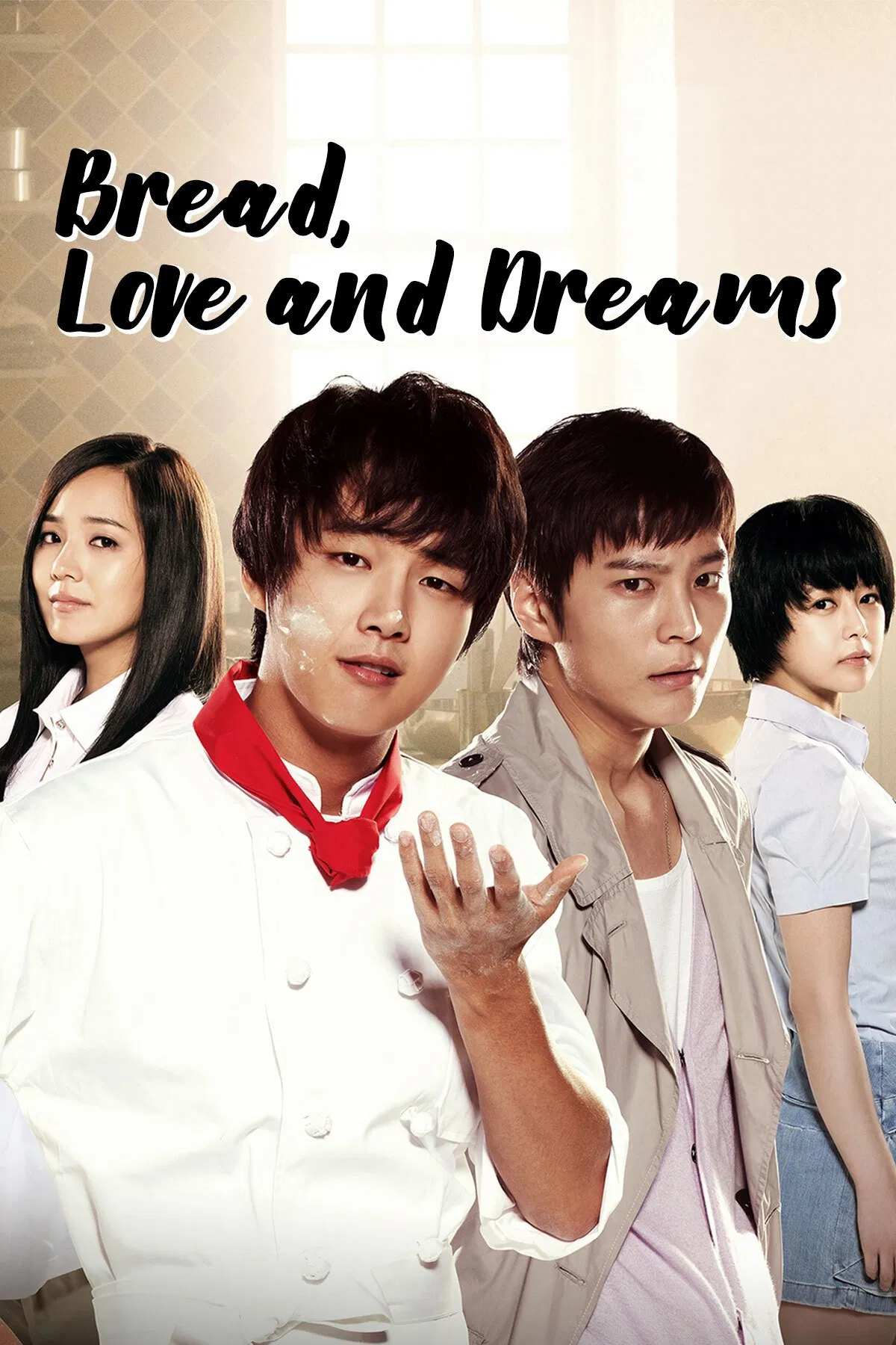 Poster chính thức của phim Phim Tâm Lý "Vua Bánh Mì" (King of Baking, Kim Tak Goo - 2010), với sự tham gia của diễn viên Yoon Shi-yoon và Eugene.