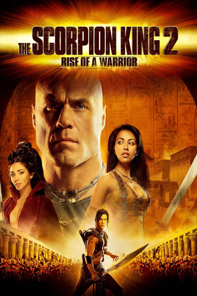 Poster chính thức của phim Phim Hành Động, Phim Phiêu Lưu "Vua Bò Cạp 2" (The Scorpion King 2: Rise of a Warrior - 2008), với sự tham gia của diễn viên Michael Copon và Randy Couture.