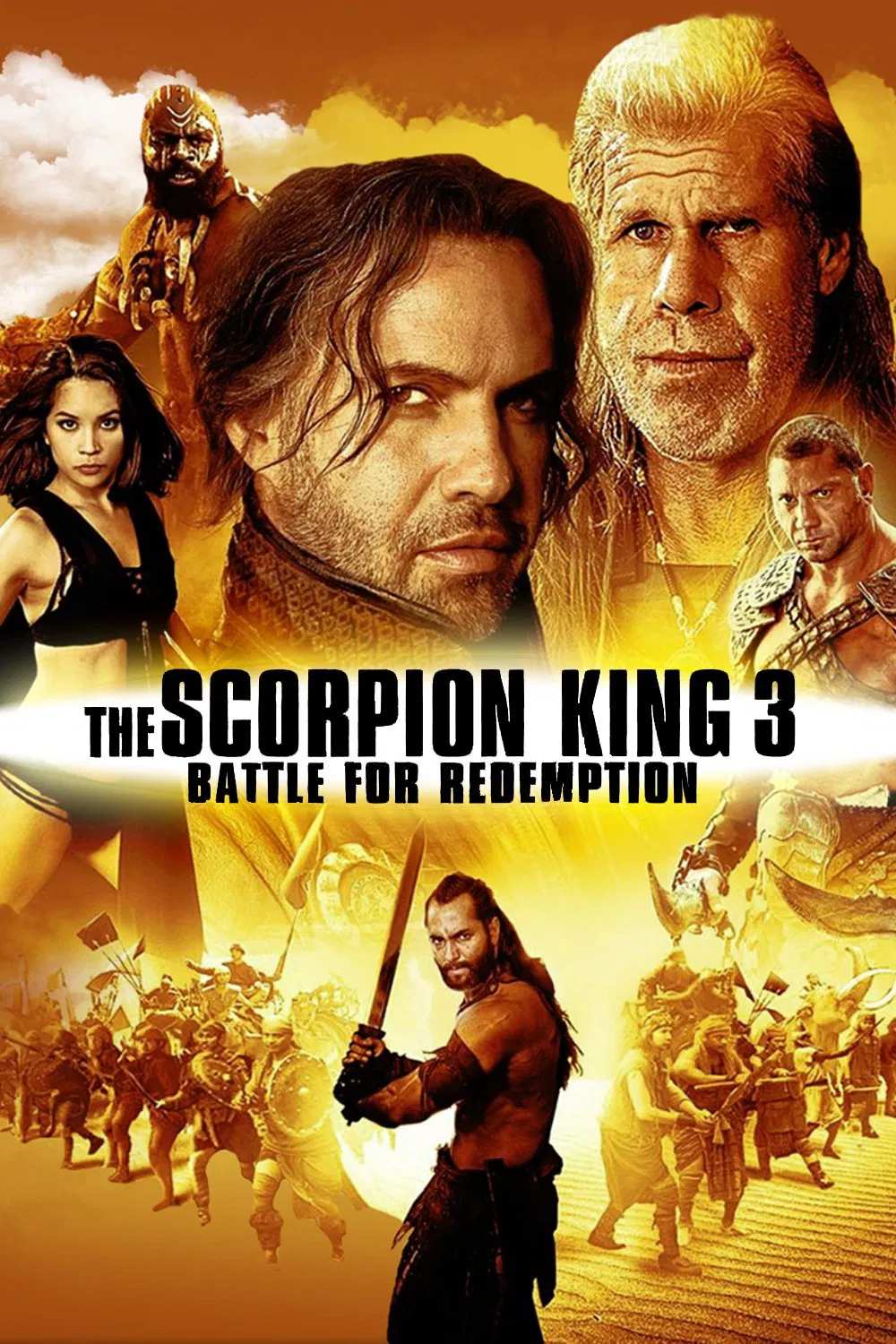 Poster chính thức của phim Phim Hành Động, Phim Phiêu Lưu "Vua Bọ Cạp 3: Cuộc Chiến Chuộc Tội" (The Scorpion King 3: Battle for Redemption - 2012), với sự tham gia của diễn viên Victor Webster và Bostin Christopher.