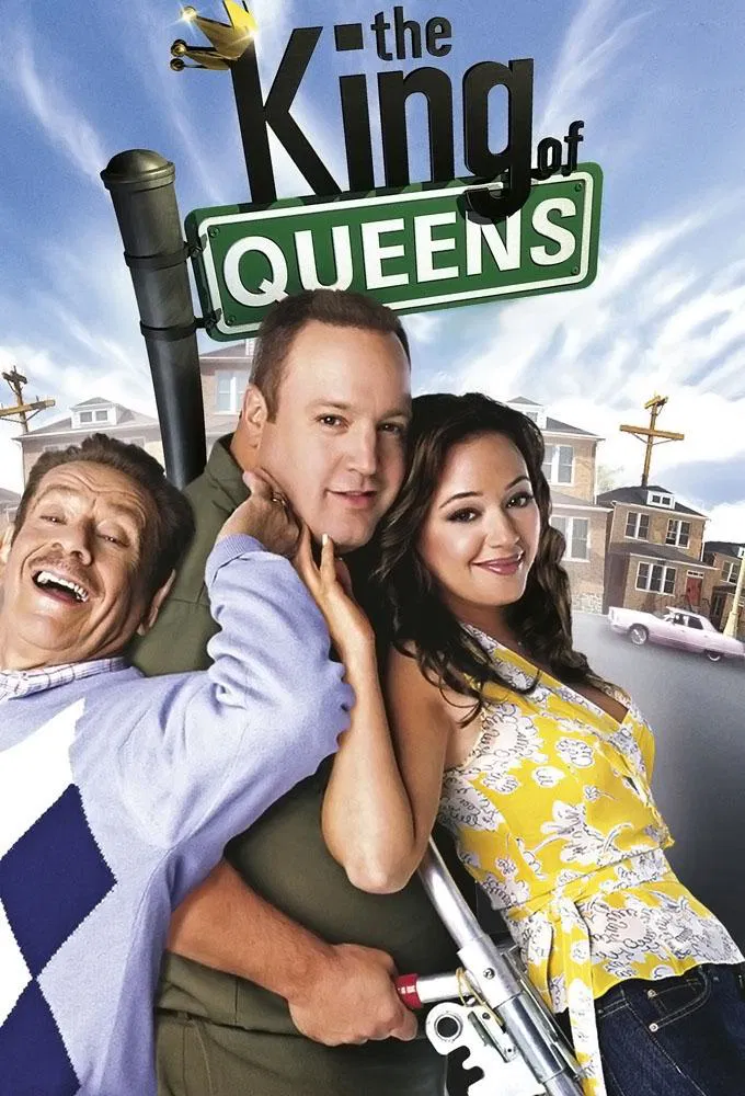 Poster chính thức của phim Phim Hài "Vua Của Các Nữ Hoàng (Phần 7)" (The King of Queens - 1998), với sự tham gia của diễn viên Kevin James và Leah Remini.
