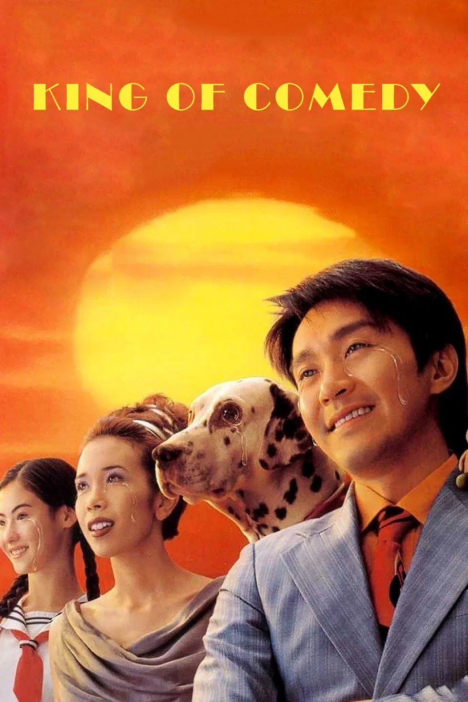 Poster chính thức của phim Phim Hài, Phim Tâm Lý "Vua Hài Kịch" (King of Comedy - 1999), với sự tham gia của diễn viên Châu Tinh Trì và Trương Bá Chi.