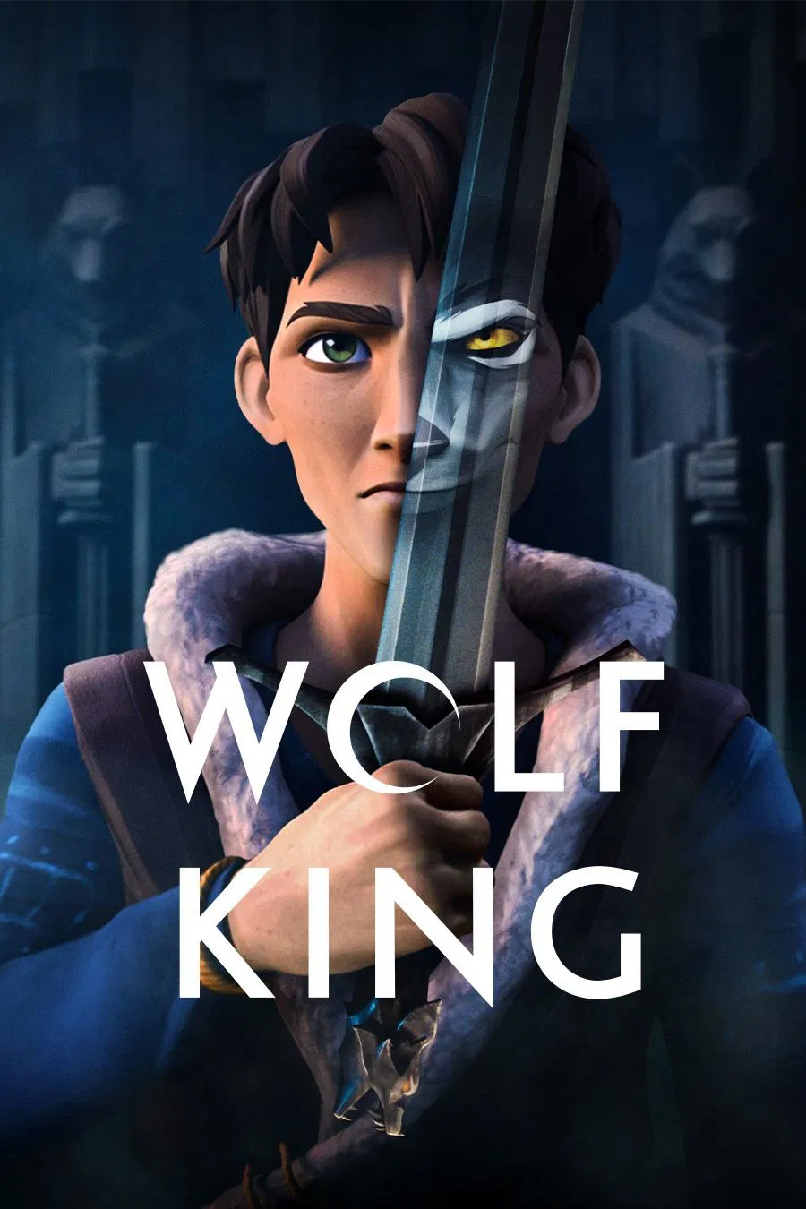 Poster chính thức của phim Phim Hoạt Hình, Phim Hành Động & Phiêu Lưu "Vua Sói (Phần 2)" (Wolf King - 2025), với sự tham gia của diễn viên Nina Barker-Francis và Ceallach Spellman.