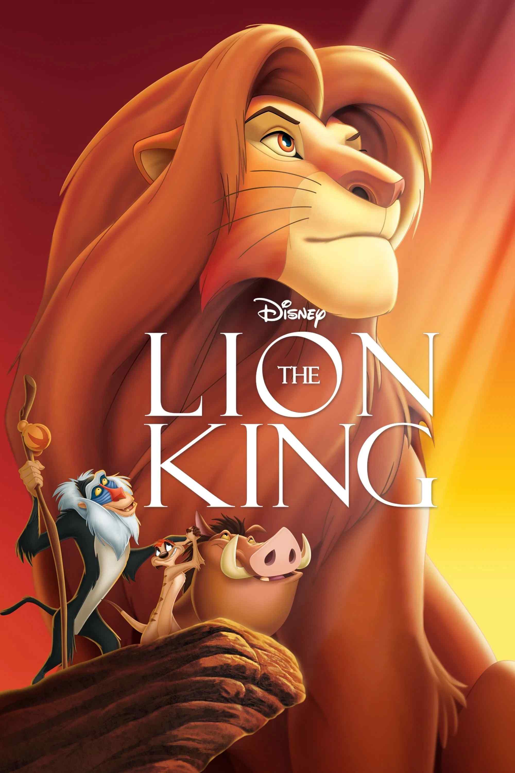 Poster chính thức của phim Phim Gia Đình, Phim Hoạt Hình "Vua Sư Tử" (The Lion King - 1994), với sự tham gia của diễn viên Matthew Broderick và Moira Kelly.