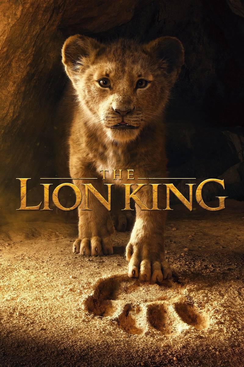 Poster chính thức của phim Phim Phiêu Lưu, Phim Tâm Lý "Vua Sư Tử" (The Lion King - 2019), với sự tham gia của diễn viên Chiwetel Ejiofor và John Oliver.
