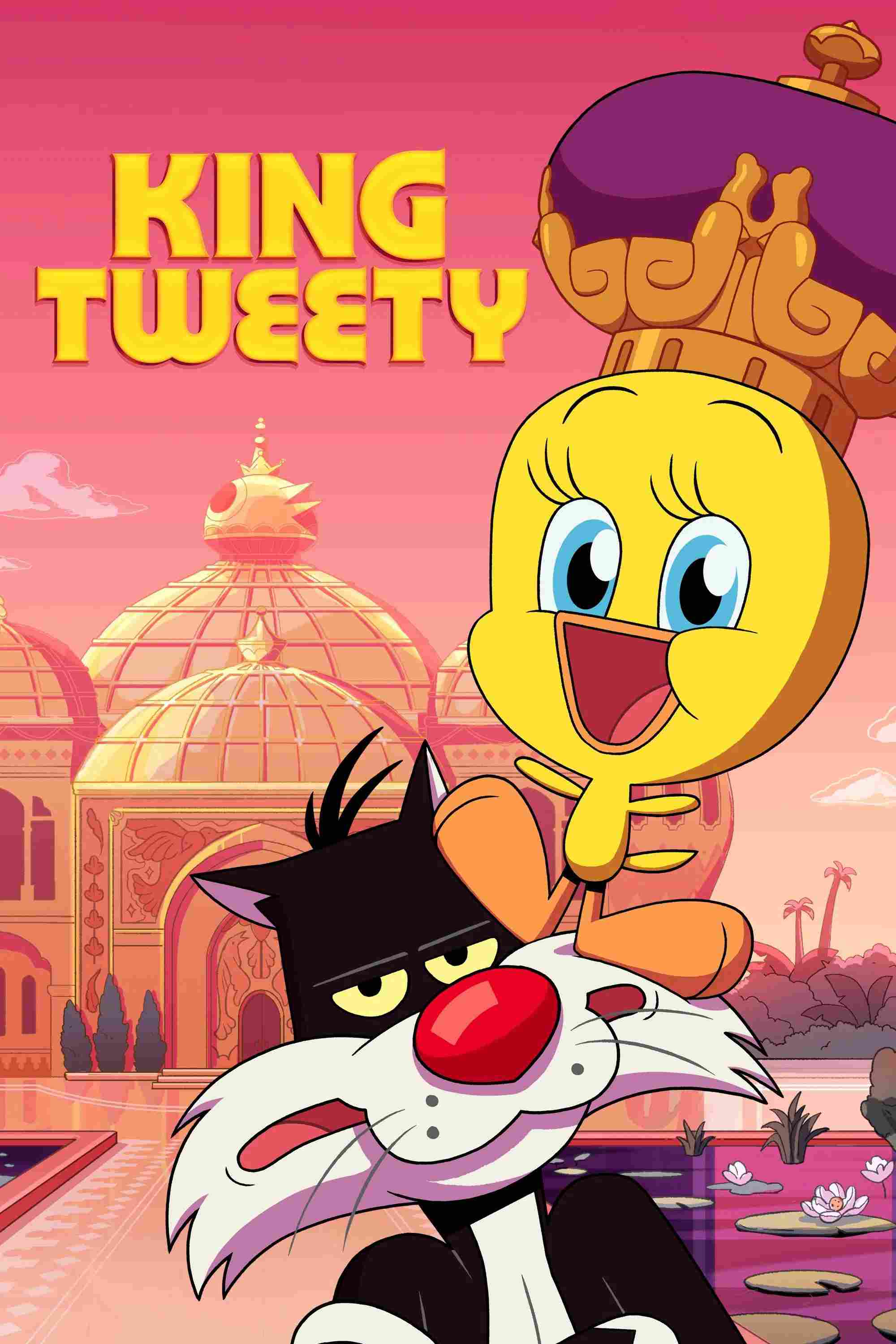 Poster chính thức của phim Phim Hoạt Hình, Phim Hài "Vua Tweety" (King Tweety - 2022), với sự tham gia của diễn viên Eric Bauza và Candi Milo.