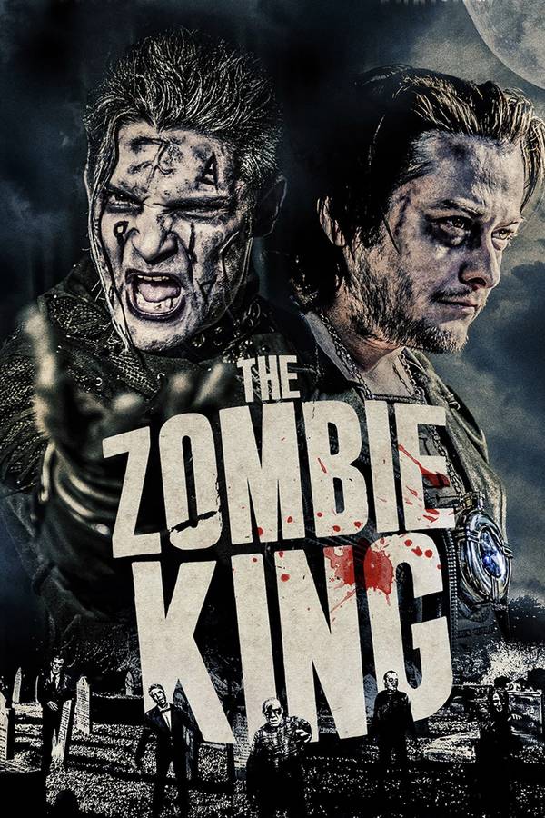 Poster chính thức của phim Phim Kinh Dị, Phim Hài "Vua Xác Sống" (The Zombie King - 2013), với sự tham gia của diễn viên Edward Furlong và Corey Feldman.