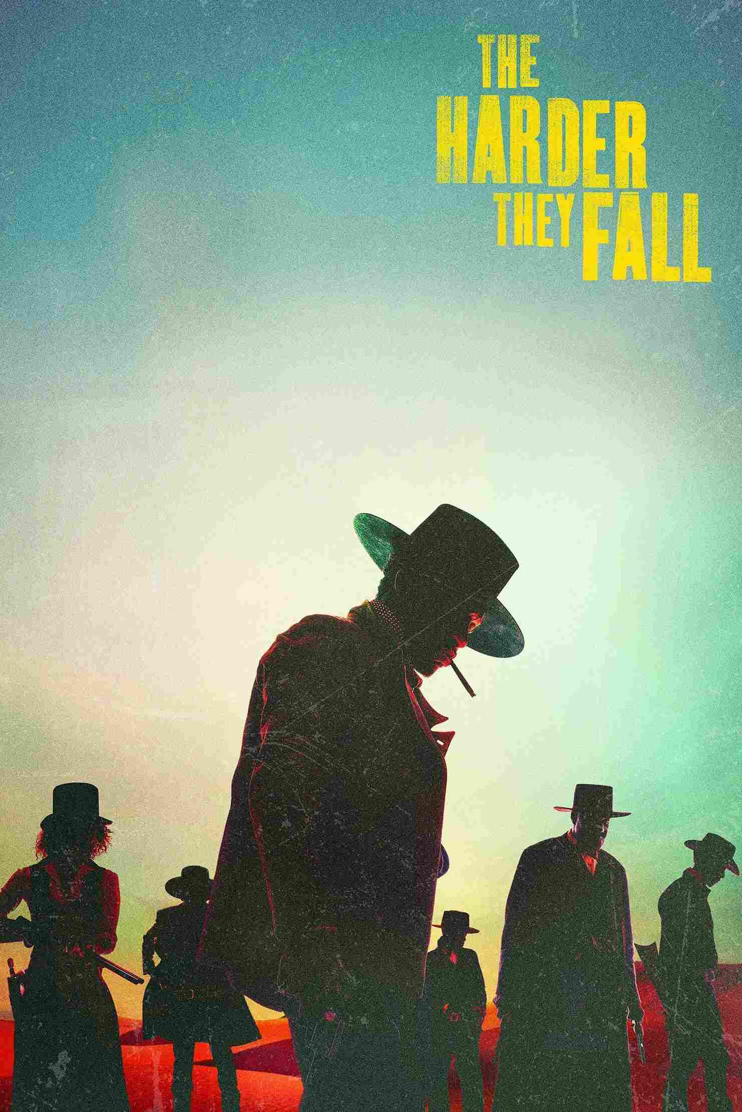 Poster chính thức của phim Phim Miền Tây "Vực Sâu Thù Hận" (The Harder They Fall - 2021), với sự tham gia của diễn viên Jonathan Majors và Idris Elba.