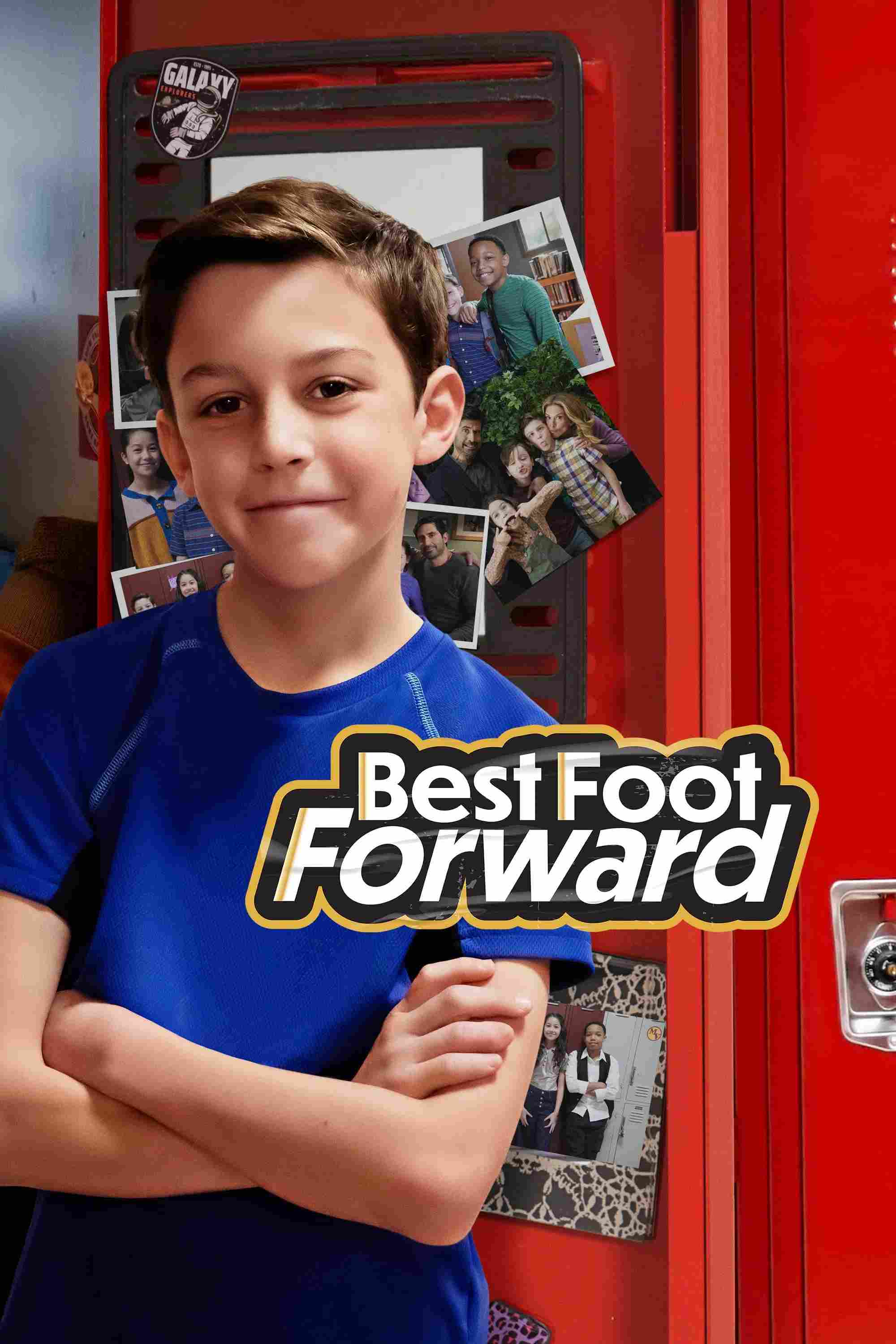 Poster chính thức của phim Phim Gia Đình, Phim Hài "Vững Bước Tiến Lên" (Best Foot Forward - 2022), với sự tham gia của diễn viên Logan Marmino và Peyton Jackson.
