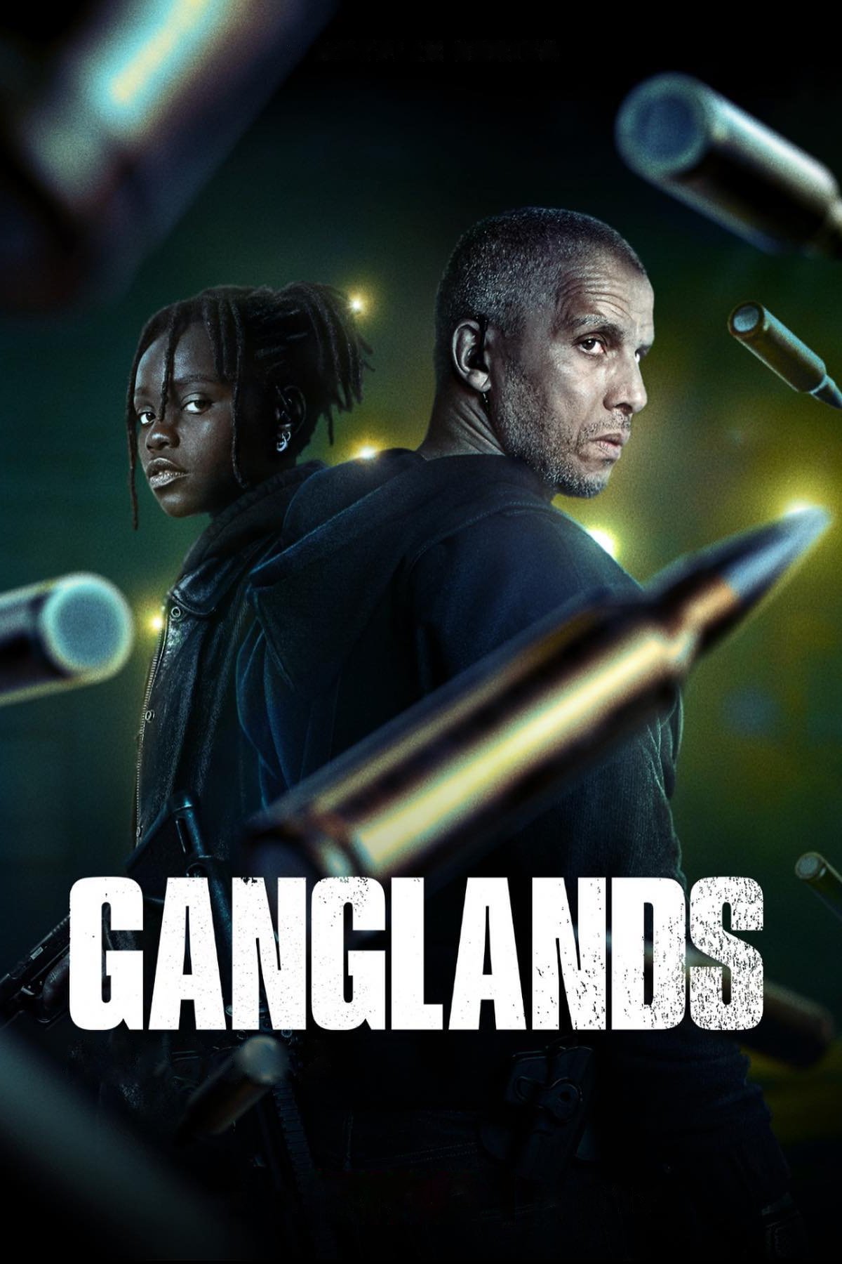 Poster chính thức của phim Phim Hình Sự, Phim Hành Động & Phiêu Lưu "Vùng Đất Đạo Tặc" (Ganglands - 2021), với sự tham gia của diễn viên Sami Bouajila và Tracy Gotoas.
