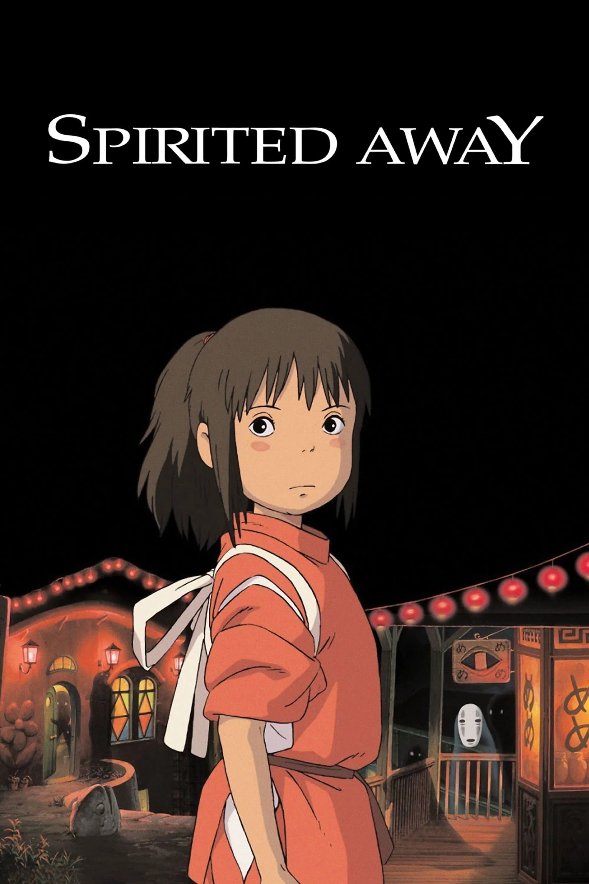 Poster chính thức của phim Phim Hoạt Hình, Phim Gia Đình "Vùng Đất Linh Hồn" (Spirited Away - 2001), với sự tham gia của diễn viên Rumi Hiiragi và Miyu Irino.