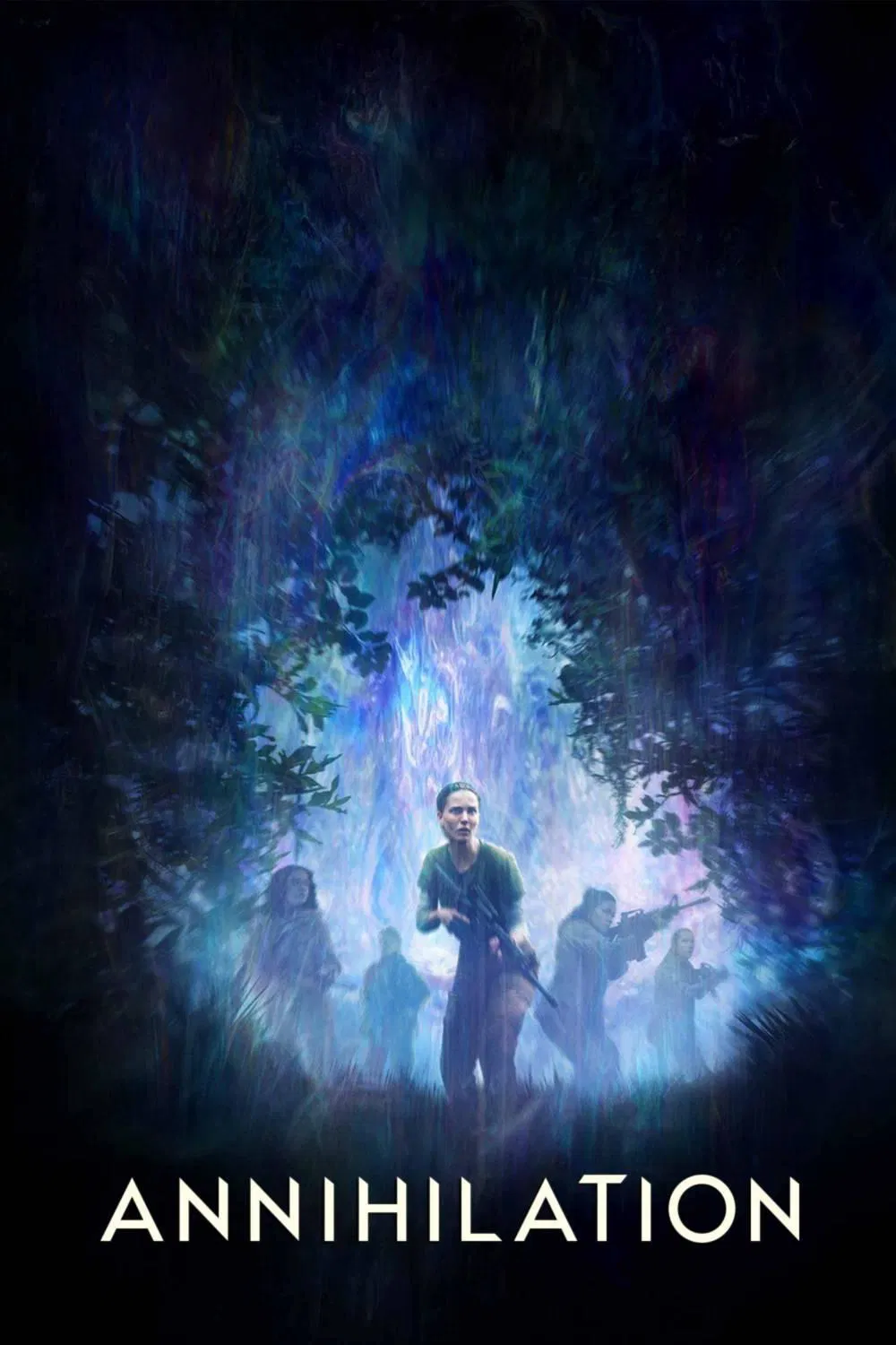 Poster chính thức của phim Phim Viễn Tưởng, Phim Kinh Dị "Vùng Hủy Diệt" (Annihilation - 2018), với sự tham gia của diễn viên Natalie Portman và Jennifer Jason Leigh.