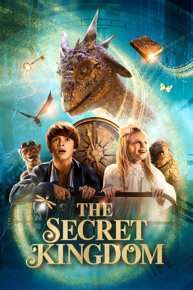 Poster chính thức của phim Phim Phiêu Lưu, Phim Gia Đình "Vương Quốc Bí Mật" (The Secret Kingdom - 2023), với sự tham gia của diễn viên Sam Everingham và Alyla Browne.