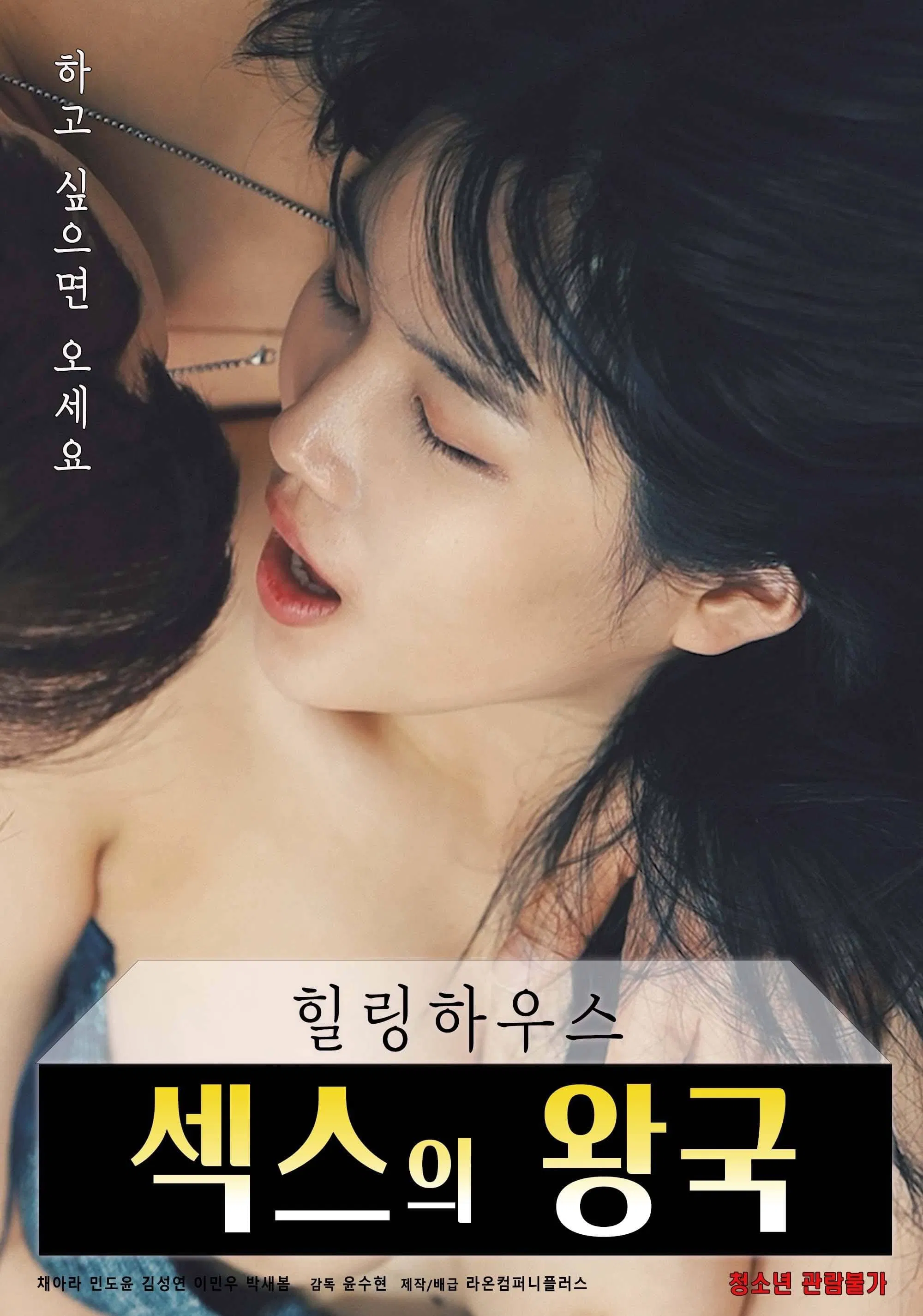 Poster chính thức của phim Phim Tình Cảm, Phim Tâm Lý "Vương Quốc Tình Dục" (Healing House: Kingdom of Sex - 2022), với sự tham gia của diễn viên Min Do-yoon và Sung Yeon.