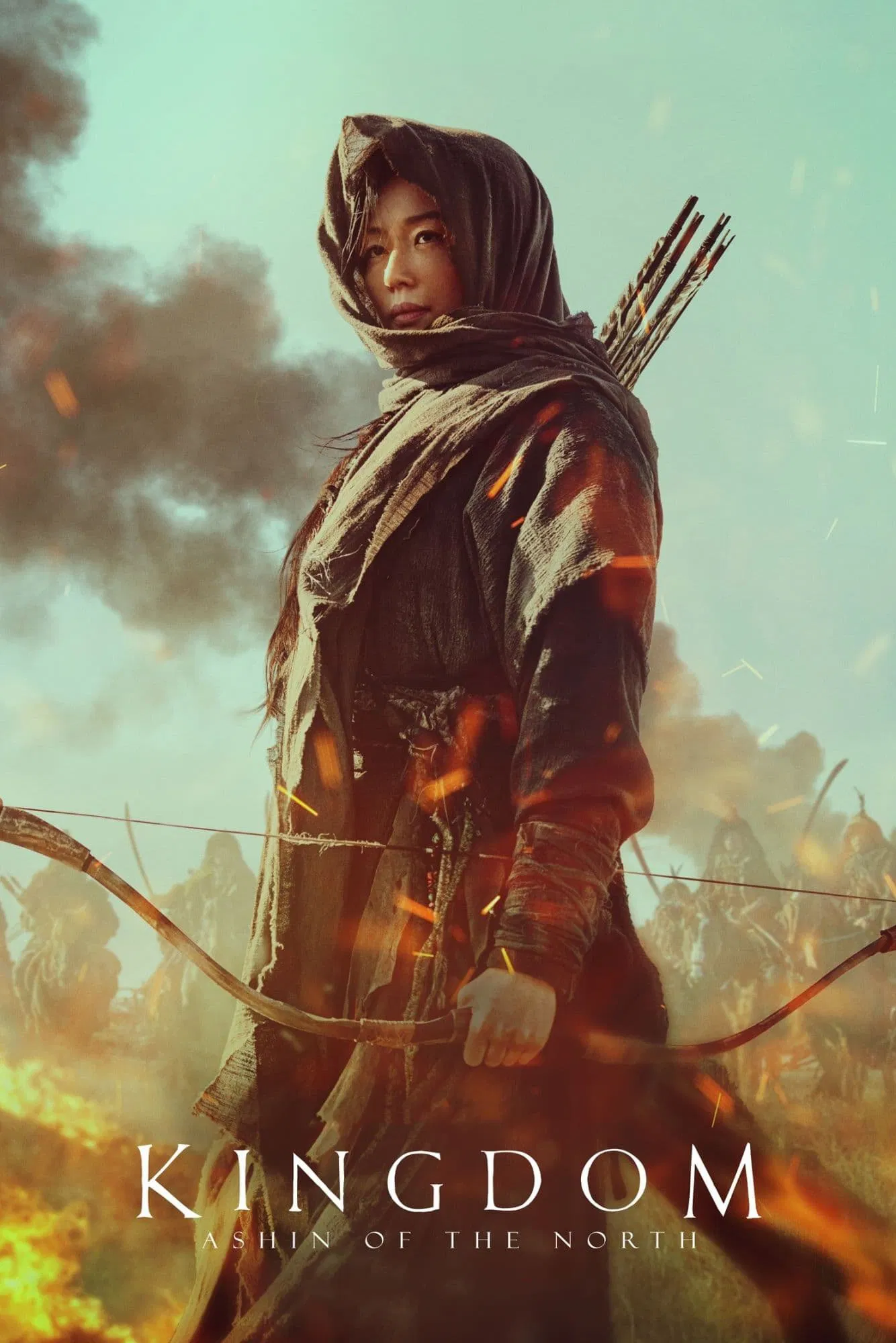 Poster chính thức của phim Phim Tâm Lý, Phim Giả Tượng "Vương Triều Xác Sống: Ashin Phương Bắc" (Kingdom: Ashin of the North - 2021), với sự tham gia của diễn viên Jun Ji-hyun và Park Byung-eun.