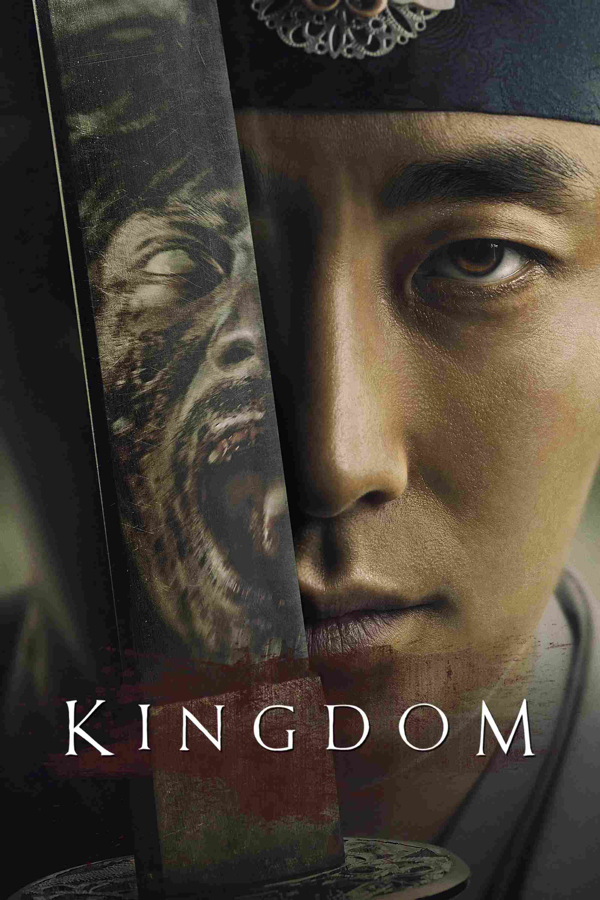 Poster chính thức của phim Phim Tâm Lý, Phim Bí Ẩn "Vương Triều Xác Sống (Phần 1)" (Kingdom - 2019), với sự tham gia của diễn viên Ju Ji-hoon và Ryu Seung-ryong.