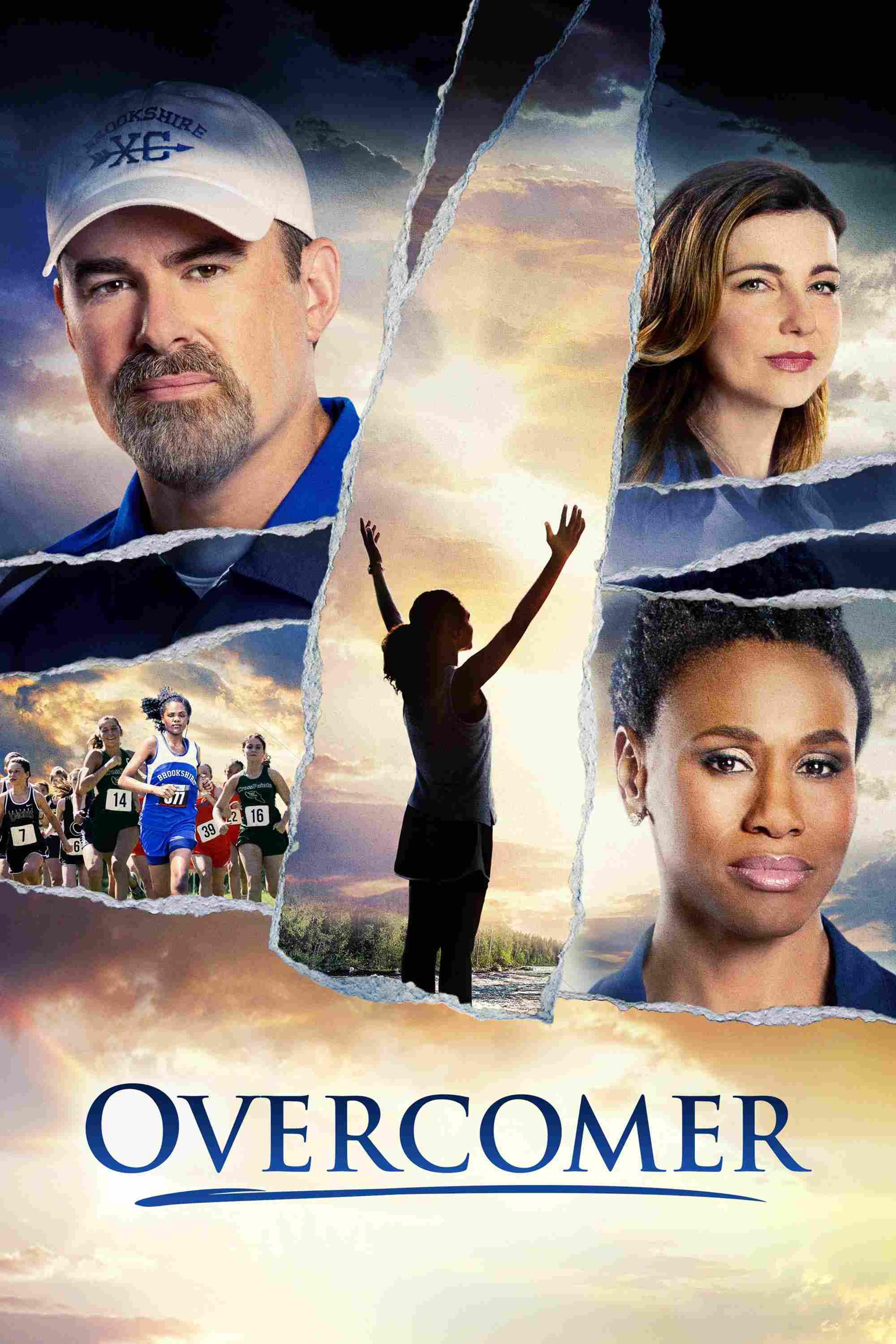 Poster chính thức của phim Phim Tâm Lý "Vượt Qua Để Chiến Thắng" (Overcomer - 2019), với sự tham gia của diễn viên Alex Kendrick và Priscilla C. Shirer.