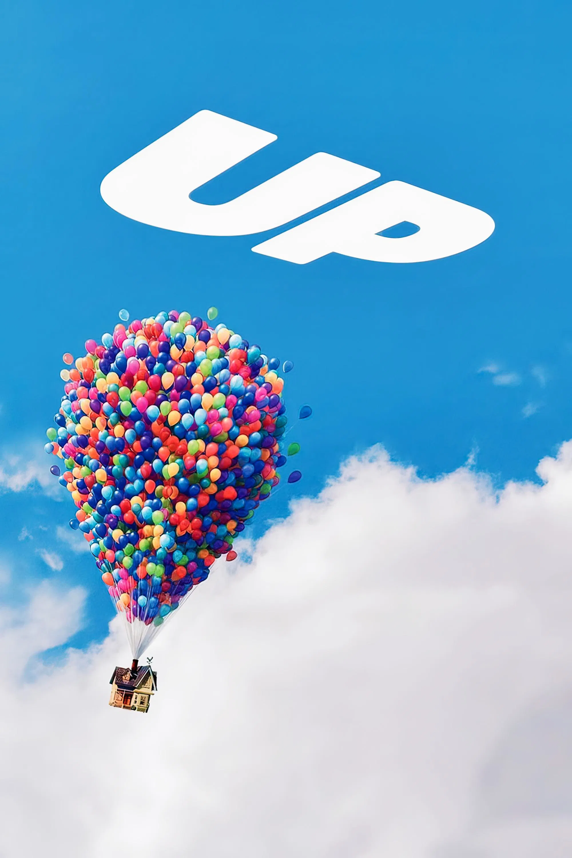 Poster chính thức của phim Phim Hoạt Hình, Phim Hài "Vút Bay" (Up - 2009), với sự tham gia của diễn viên Ed Asner và Christopher Plummer.