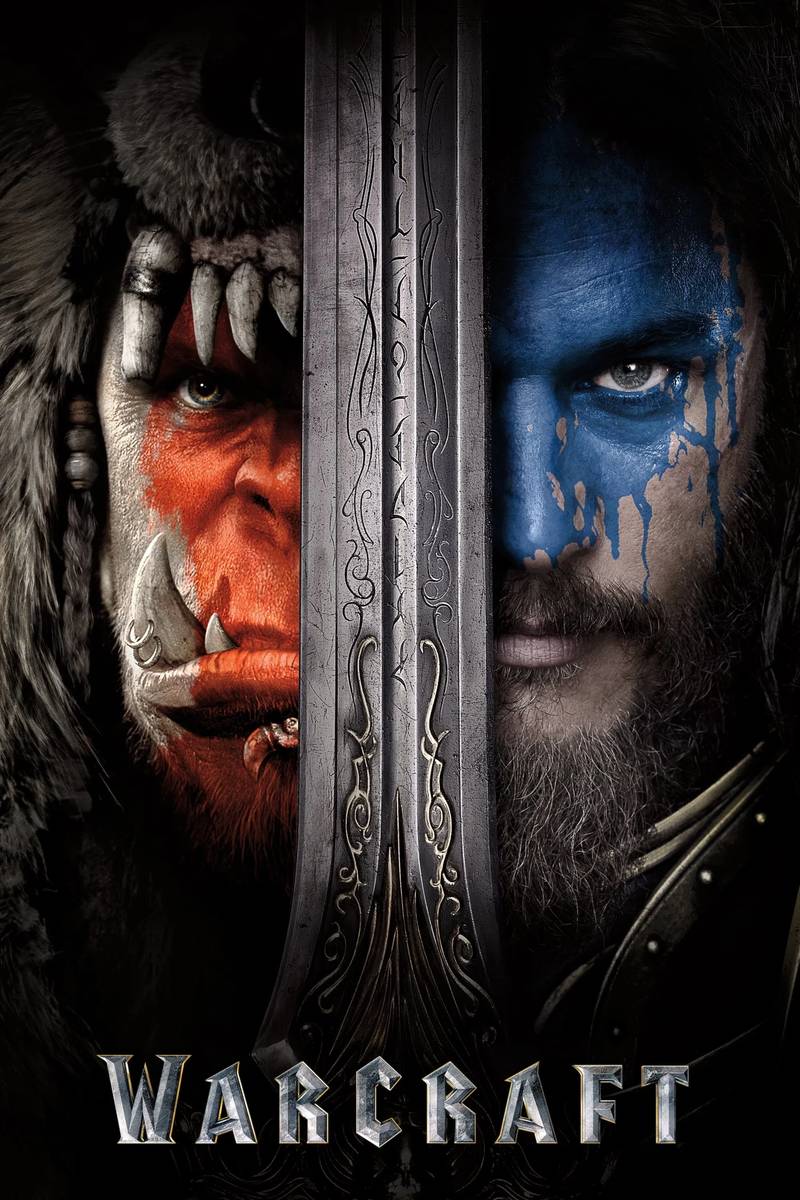 Poster chính thức của phim Phim Hành Động, Phim Phiêu Lưu "Warcraft" (Warcraft - 2016), với sự tham gia của diễn viên Travis Fimmel và Paula Patton.