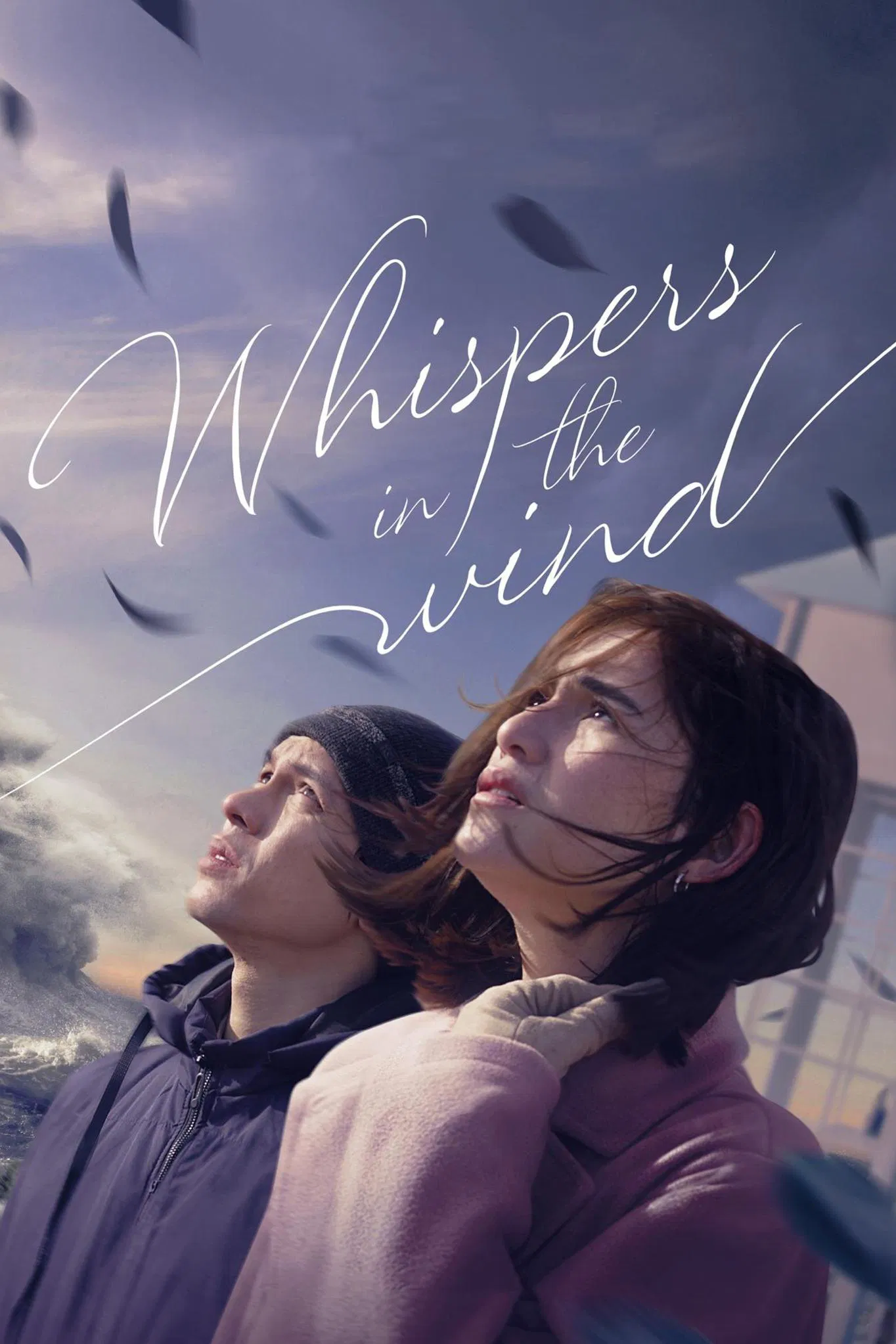 Poster chính thức của phim Phim Tâm Lý "Lời Thì Thầm Trong Gió" (Whispers in the Wind - 2024), với sự tham gia của diễn viên Barbie Imperial và Carlo Aquino.