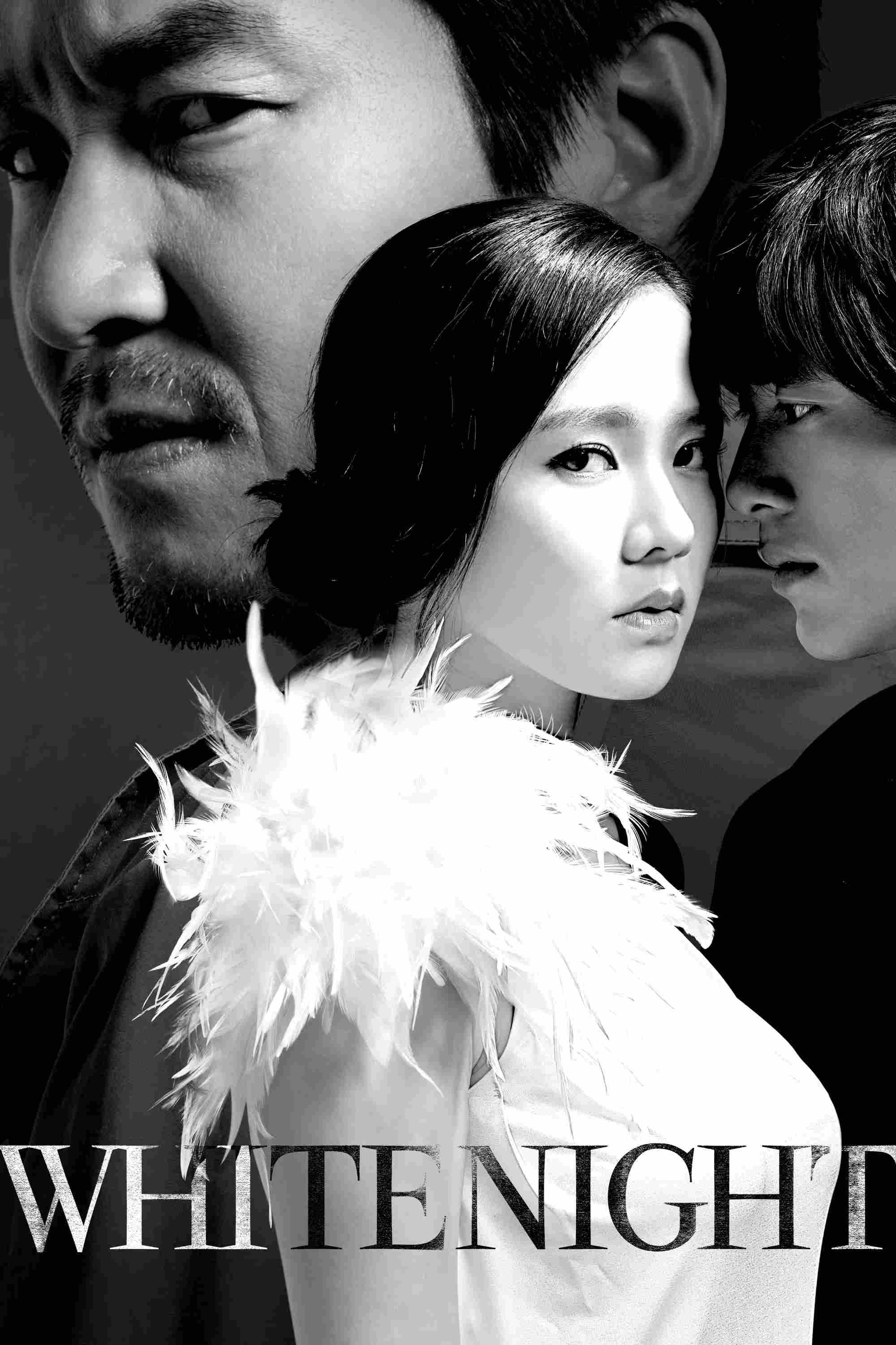 Poster chính thức của phim Phim Bí Ẩn, Phim Tình Cảm "White Night" (White Night - 2009), với sự tham gia của diễn viên Son Ye-jin và Han Suk-kyu.