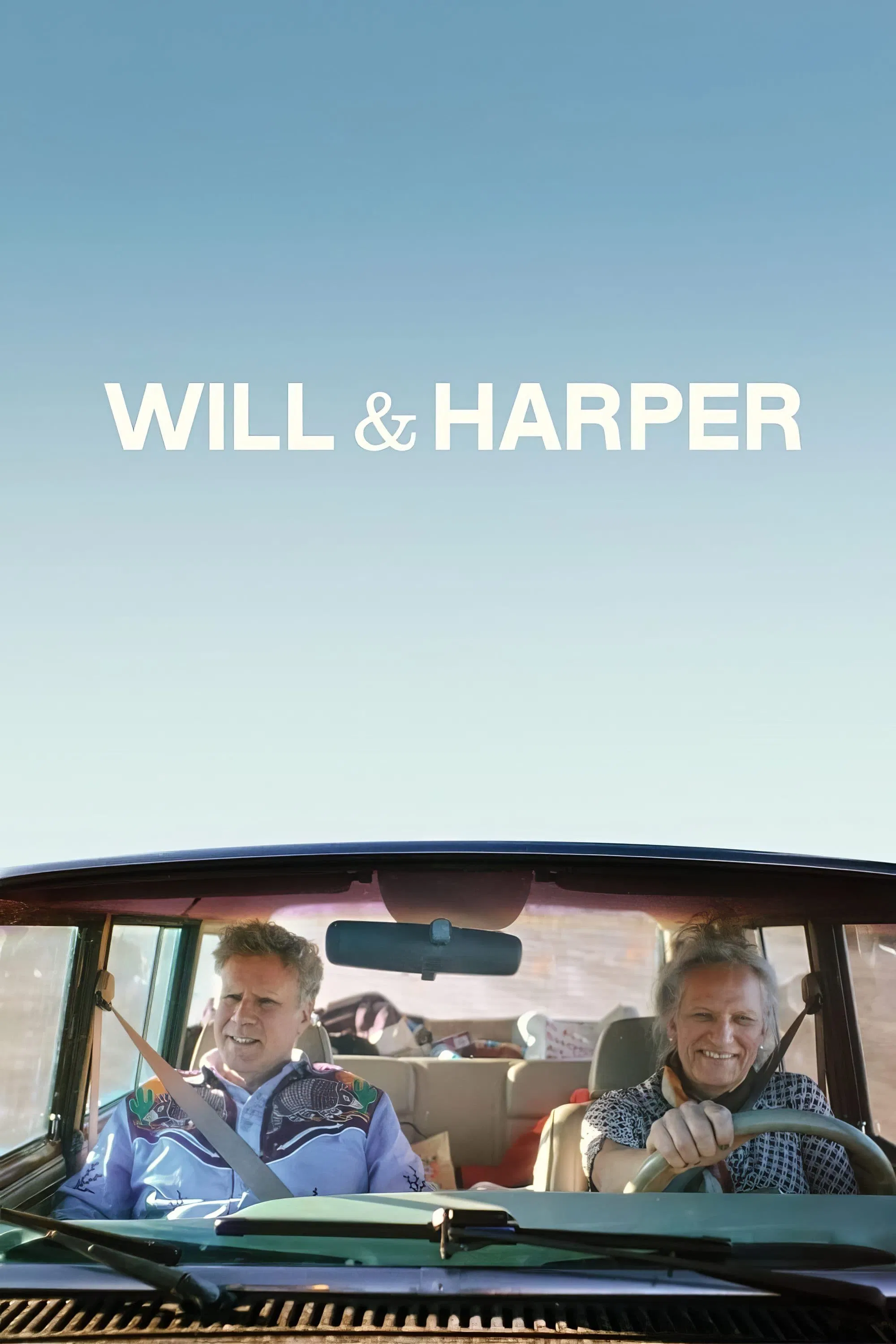 Poster chính thức của phim Phim Tài Liệu, Phim Hài "Will & Harper" (Will & Harper - 2024), với sự tham gia của diễn viên Will Ferrell và Harper Steele.