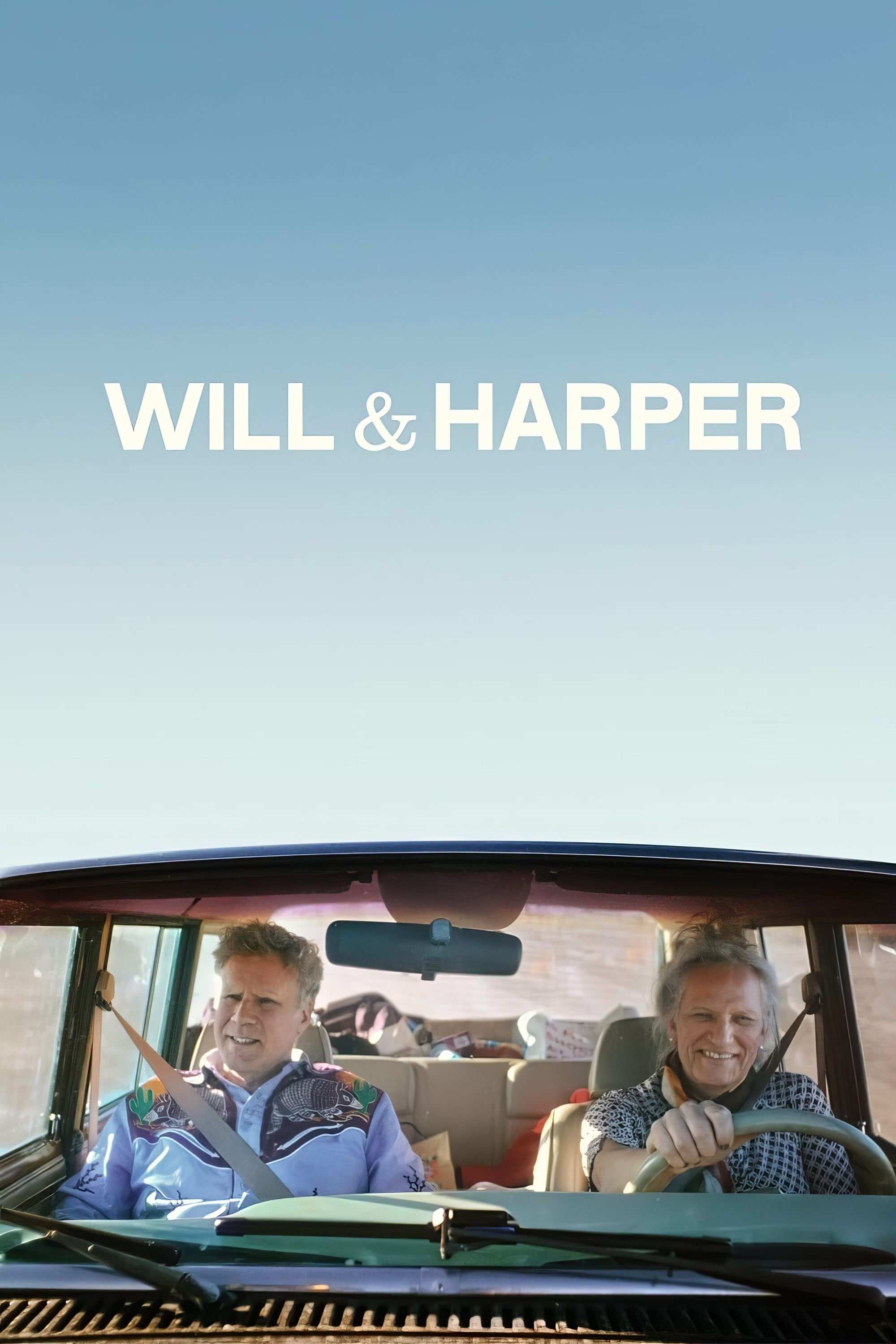 Poster chính thức của phim Phim Tài Liệu, Phim Hài "Will & Harper" (Will & Harper - 2024), với sự tham gia của diễn viên Will Ferrell và Harper Steele.