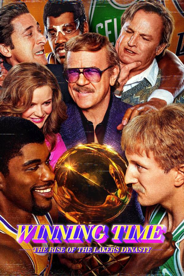 Poster chính thức của phim Phim Tâm Lý, Phim Hài "Winning Time: The Rise of the Lakers Dynasty (Phần 1)" (Winning Time: The Rise of the Lakers Dynasty - 2022), với sự tham gia của diễn viên John C. Reilly và Quincy Isaiah.