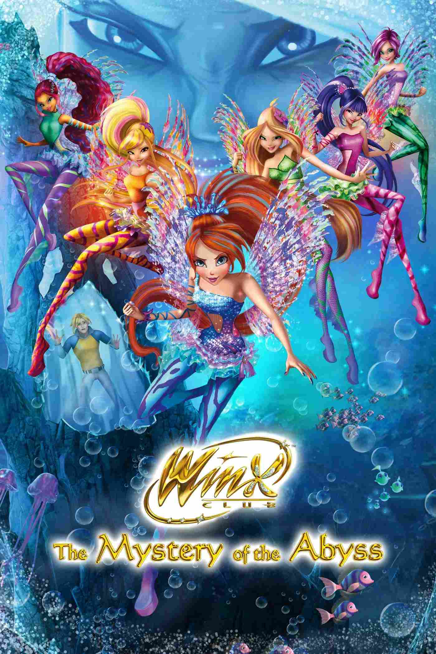 Poster chính thức của phim Phim Gia Đình, Phim Giả Tượng "Winx Club: Bí Mật Dưới Đáy Vực" (Winx Club: The Mystery of the Abyss - 2014), với sự tham gia của diễn viên Letizia Ciampa và Perla Liberatori.