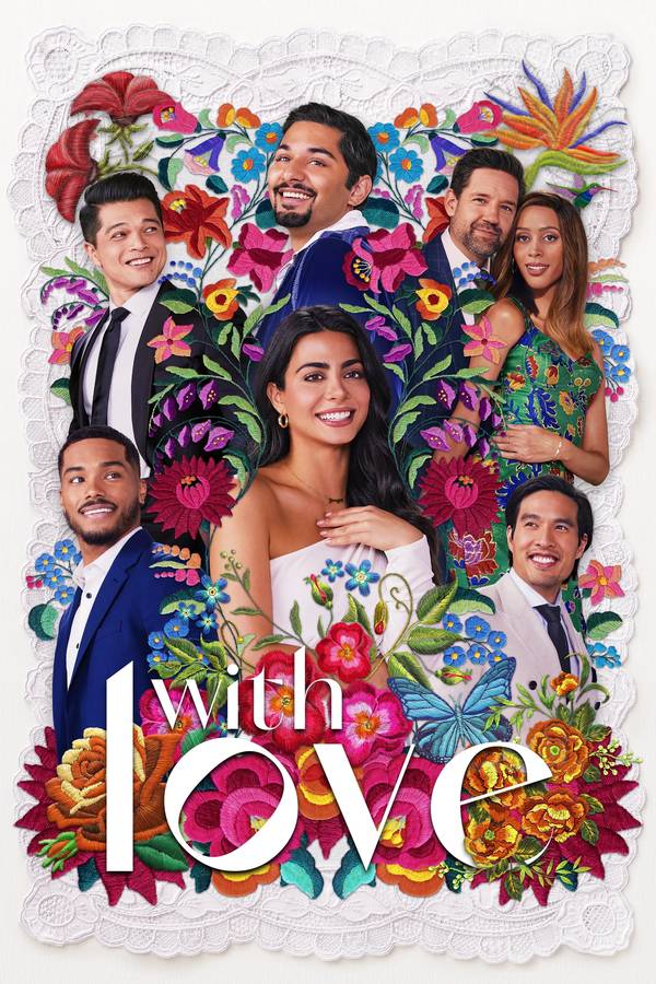 Poster chính thức của phim Phim Hài, Phim Tâm Lý "With Love (Phần 2)" (With Love - 2021), với sự tham gia của diễn viên Emeraude Toubia và Mark Indelicato.