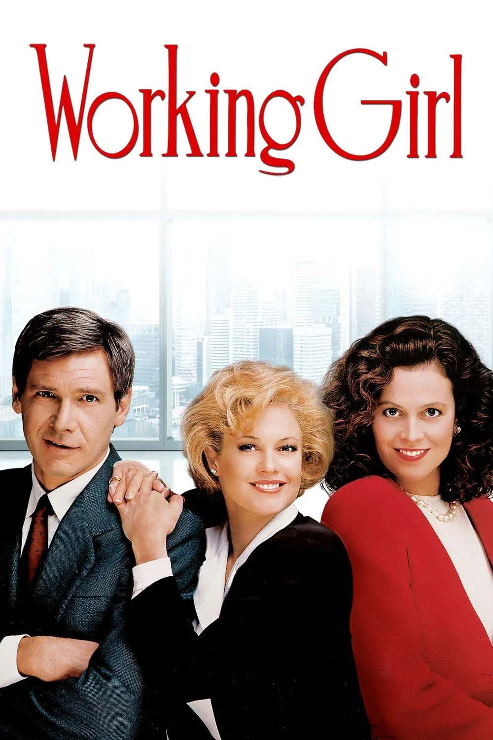 Poster chính thức của phim Phim Hài, Phim Tình Cảm "Working Girl" (Working Girl - 1988), với sự tham gia của diễn viên Melanie Griffith và Harrison Ford.