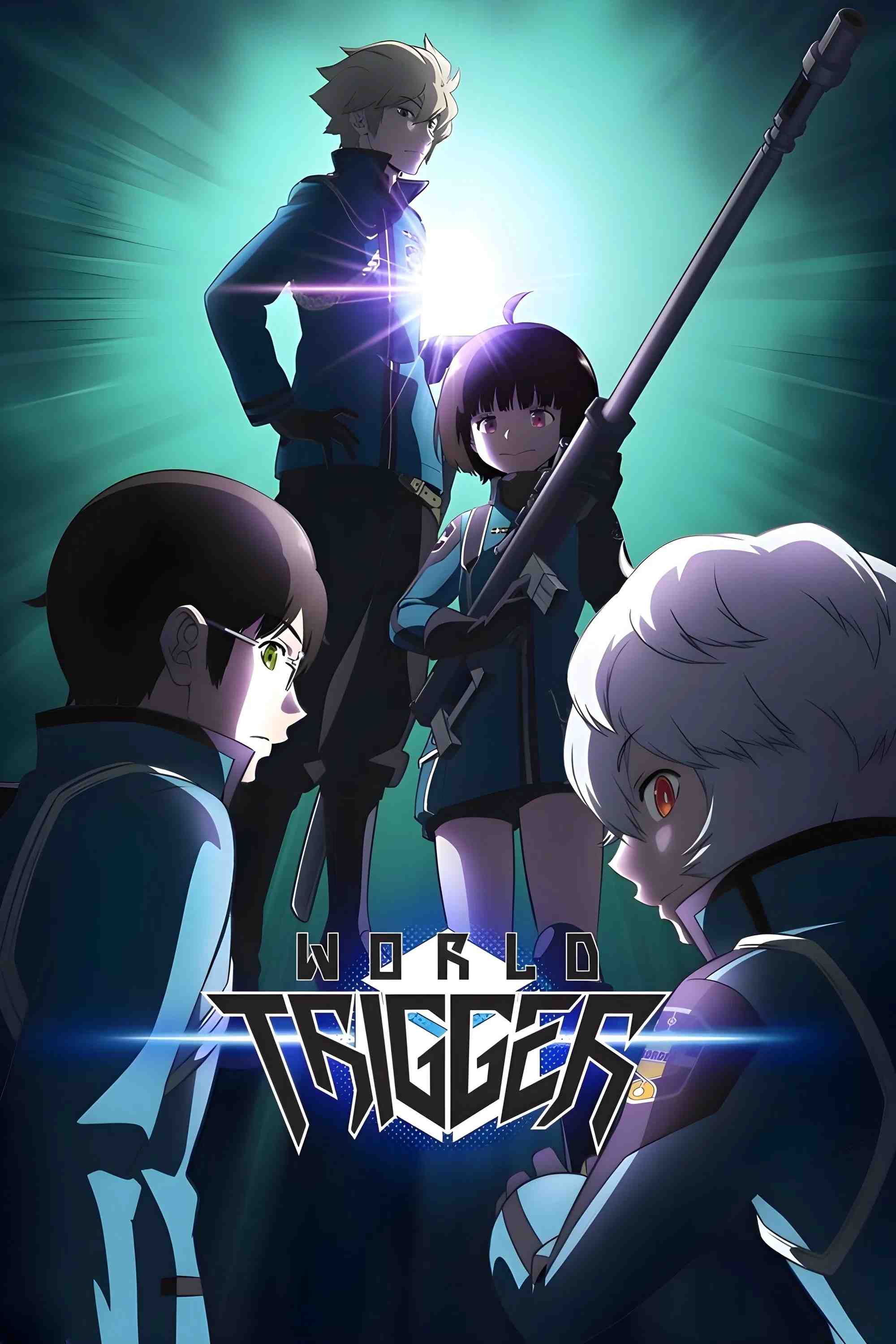 Poster chính thức của phim Phim Hoạt Hình, Phim Hành Động & Phiêu Lưu "World Trigge (Phần 1)" (World Trigger - 2014), với sự tham gia của diễn viên Nao Tamura và Yuichi Nakamura.
