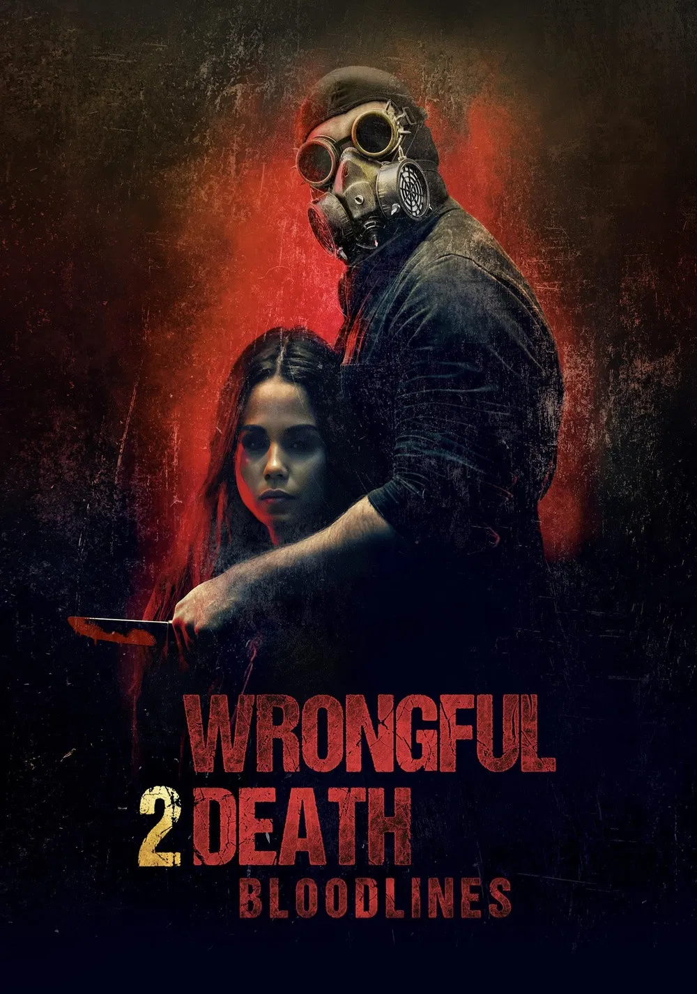Poster chính thức của phim Phim Giật Gân, Phim Bí Ẩn "Wrongful Death 2: Bloodlines" (Wrongful Death 2: Bloodlines - 2025), với sự tham gia của diễn viên Chris Moss và Michael Paré.